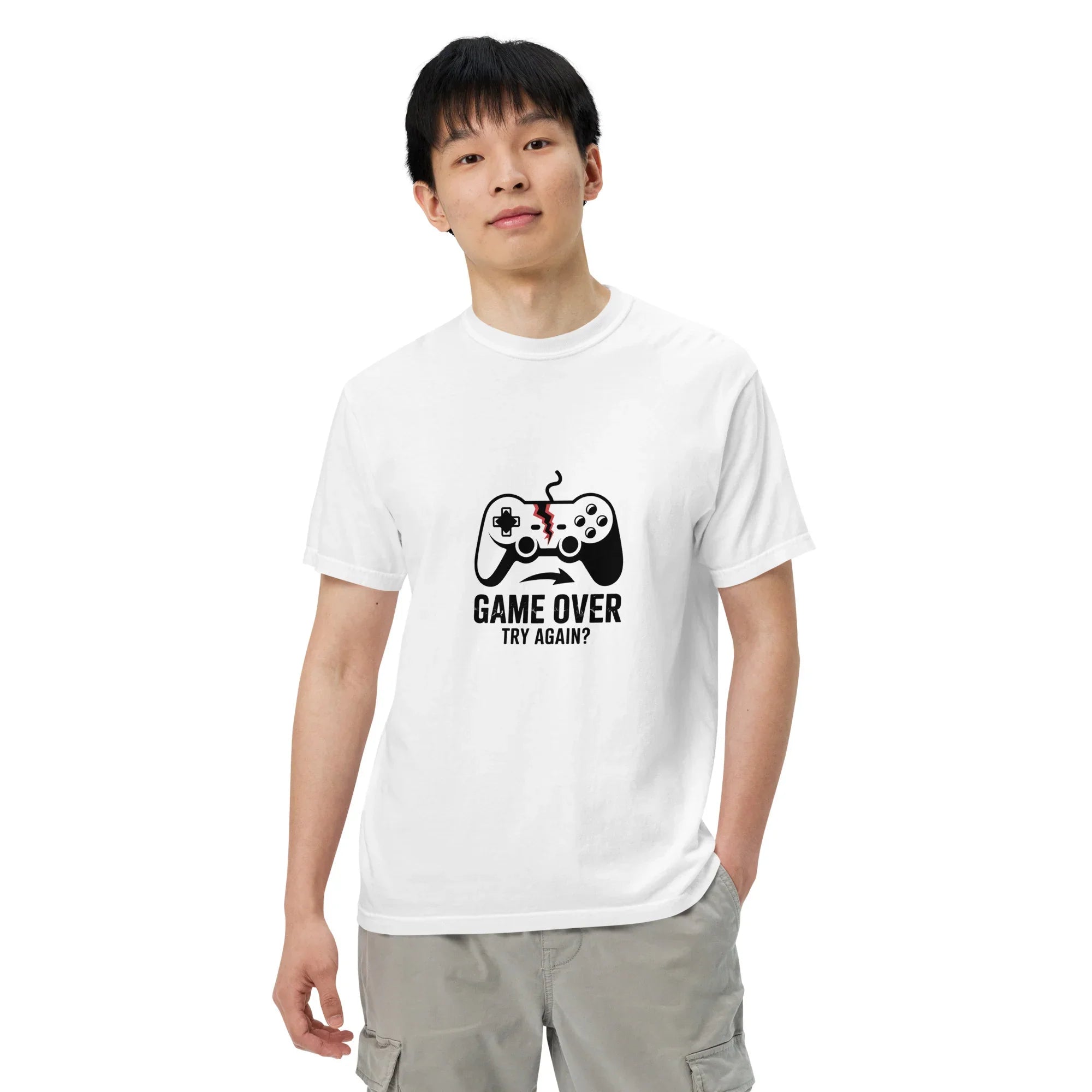Game Over Try Again Shirt – Funny Gamer Retry Tee - RaZits