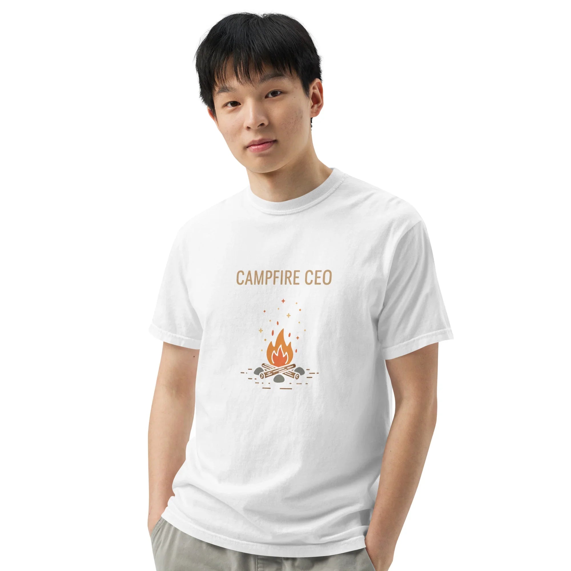 Campfire CEO Tee – Funny Fire Pit Graphic Shirt - RaZits
