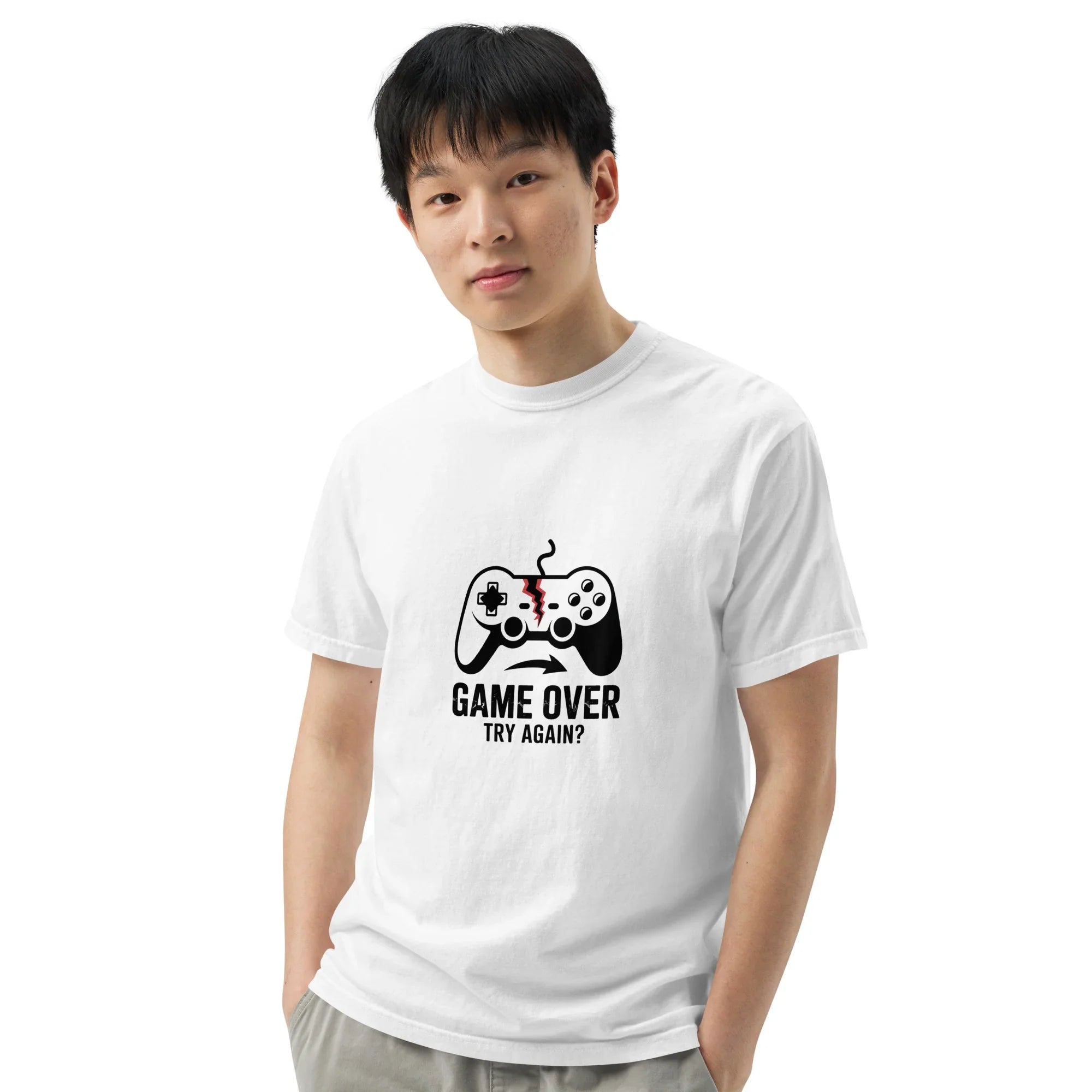 Game Over Try Again Shirt – Funny Gamer Retry Tee - RaZits