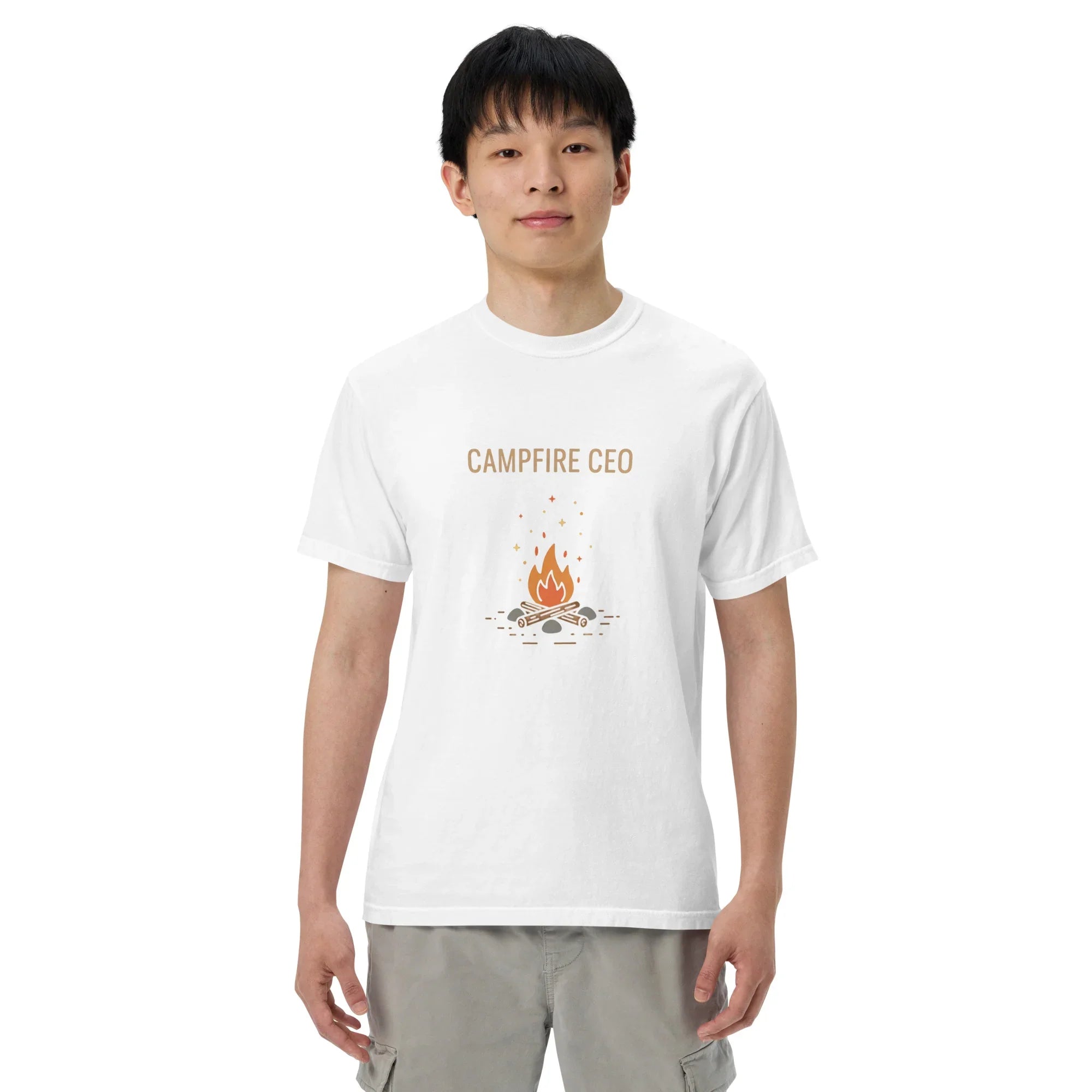 Campfire CEO Tee – Funny Fire Pit Graphic Shirt - RaZits