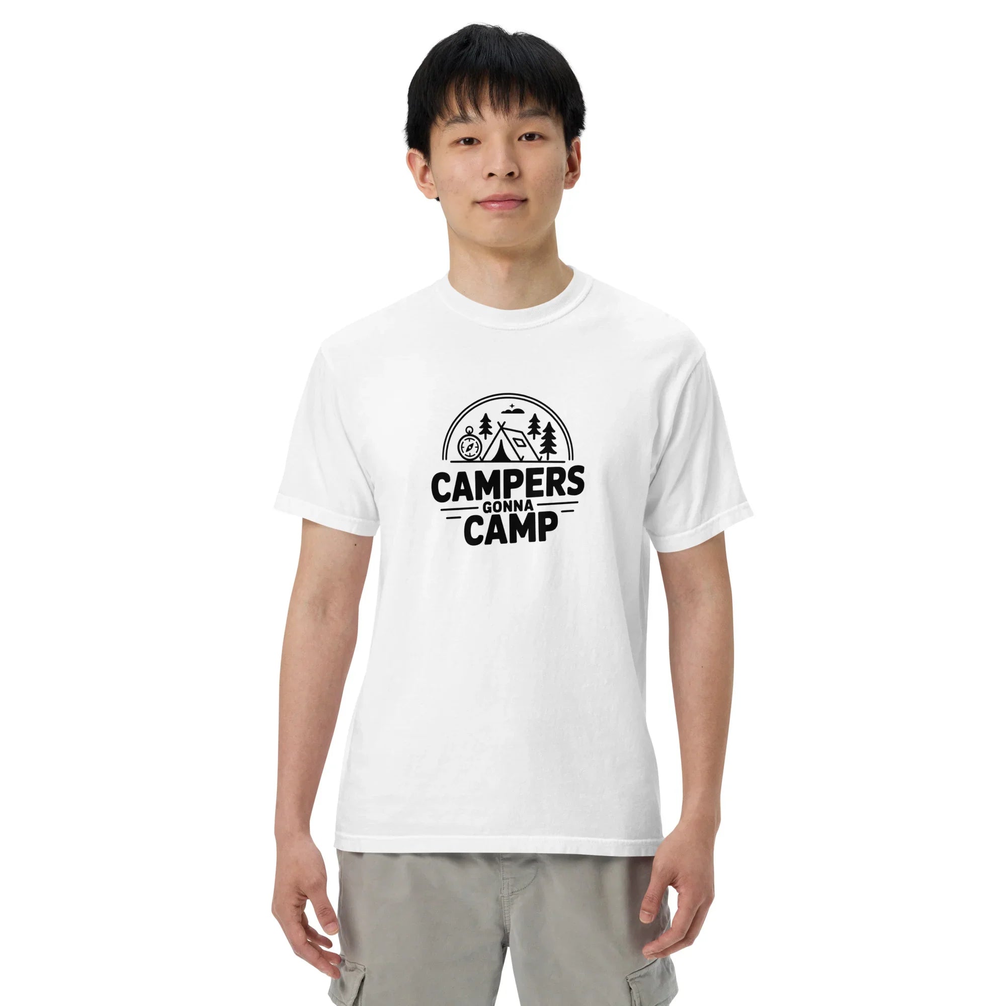 Campers Gonna Camp Tee – Bold Outdoors Graphic Shirt - RaZits