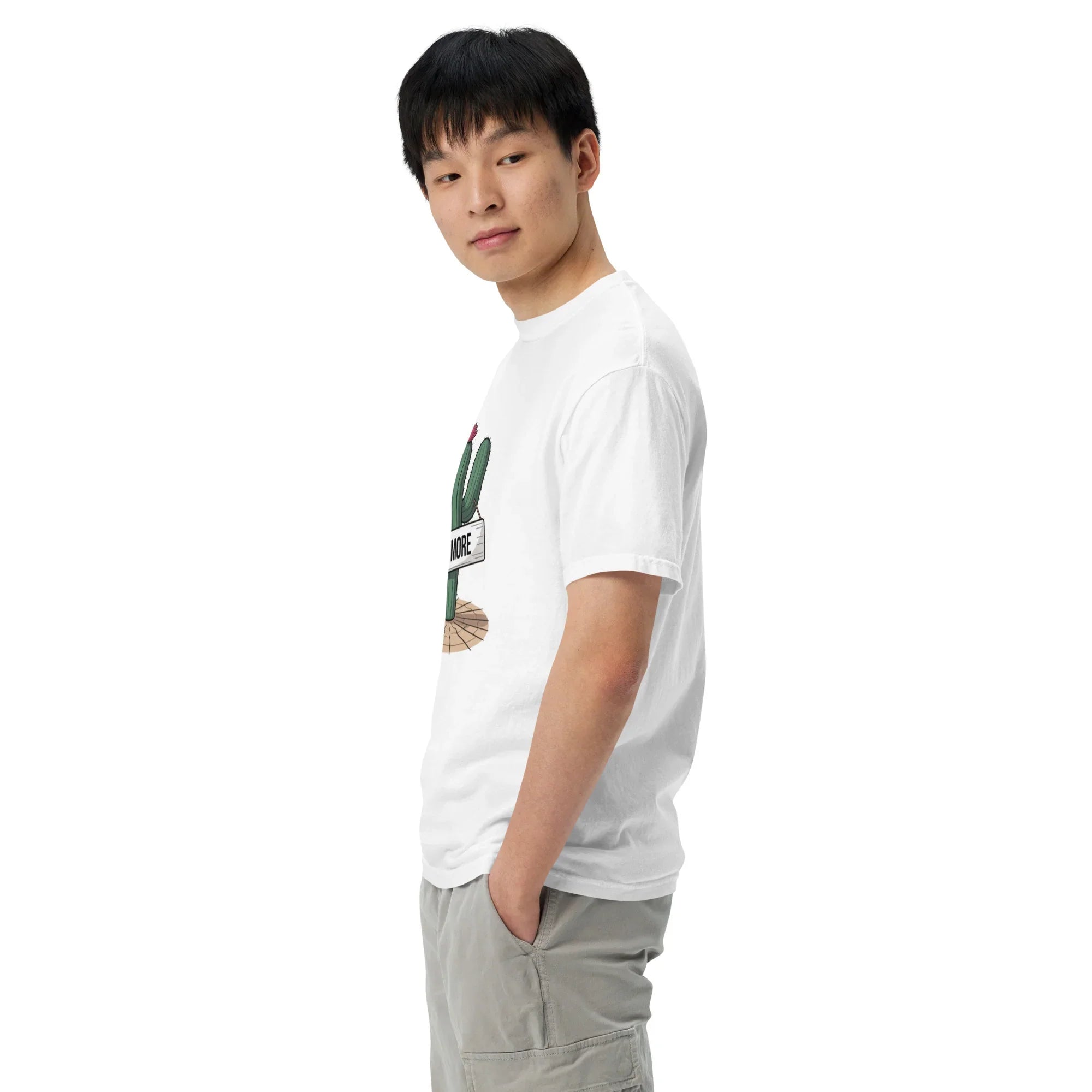 Love More Cactus Tee – Desert Signboard Illustration Tee - RaZits