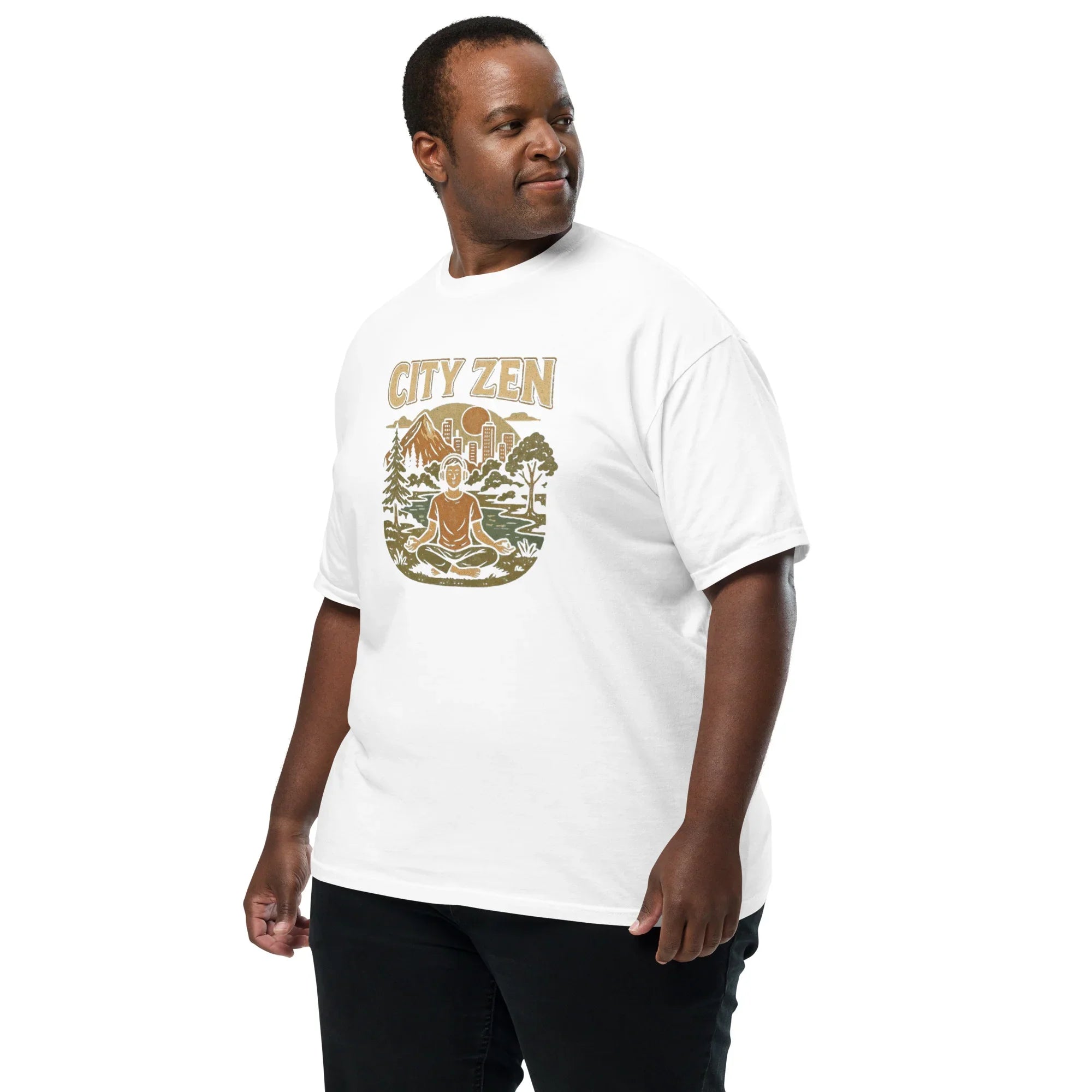 City Zen Tee – Meditative Urban Vibes - RaZits