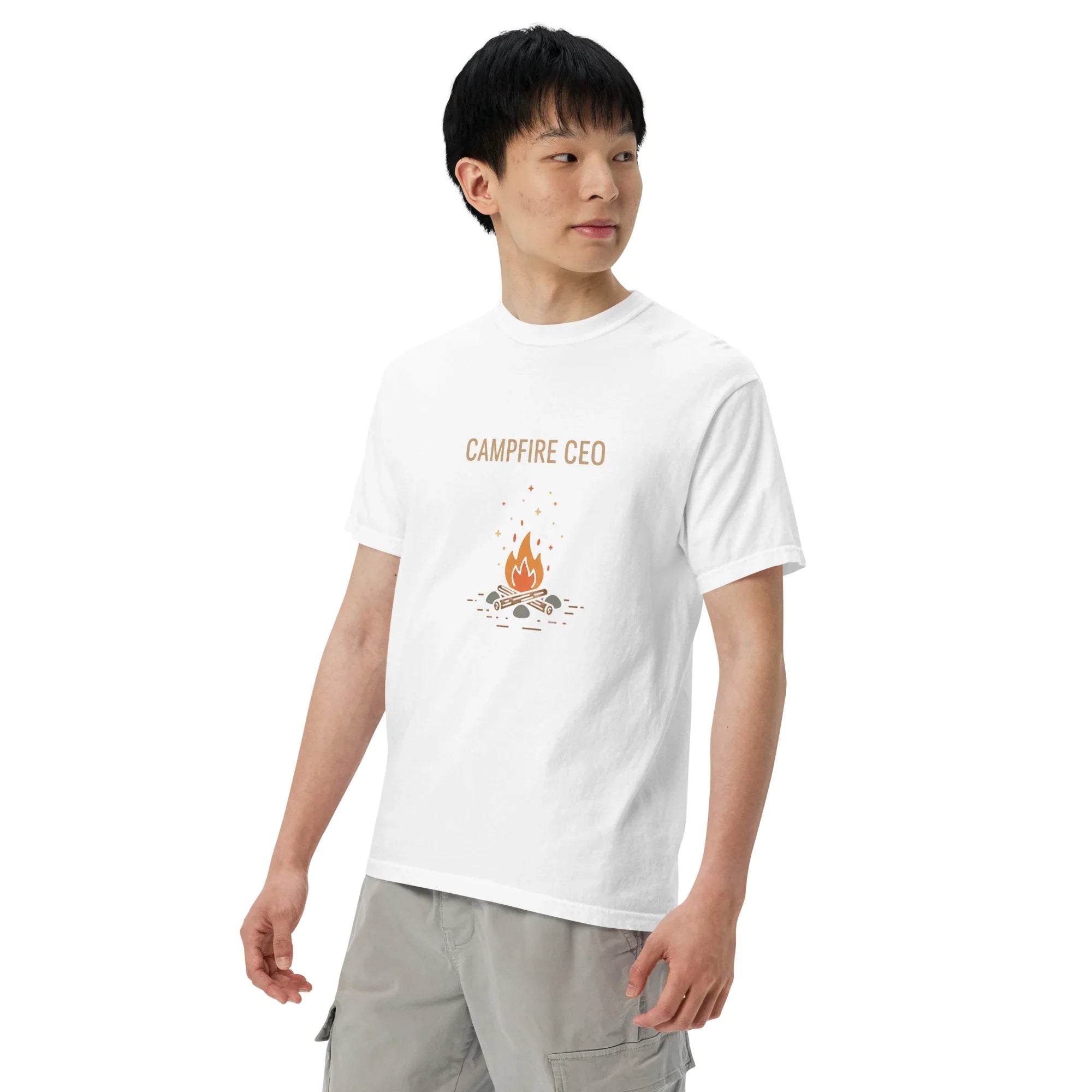 Campfire CEO Tee – Funny Fire Pit Graphic Shirt - RaZits