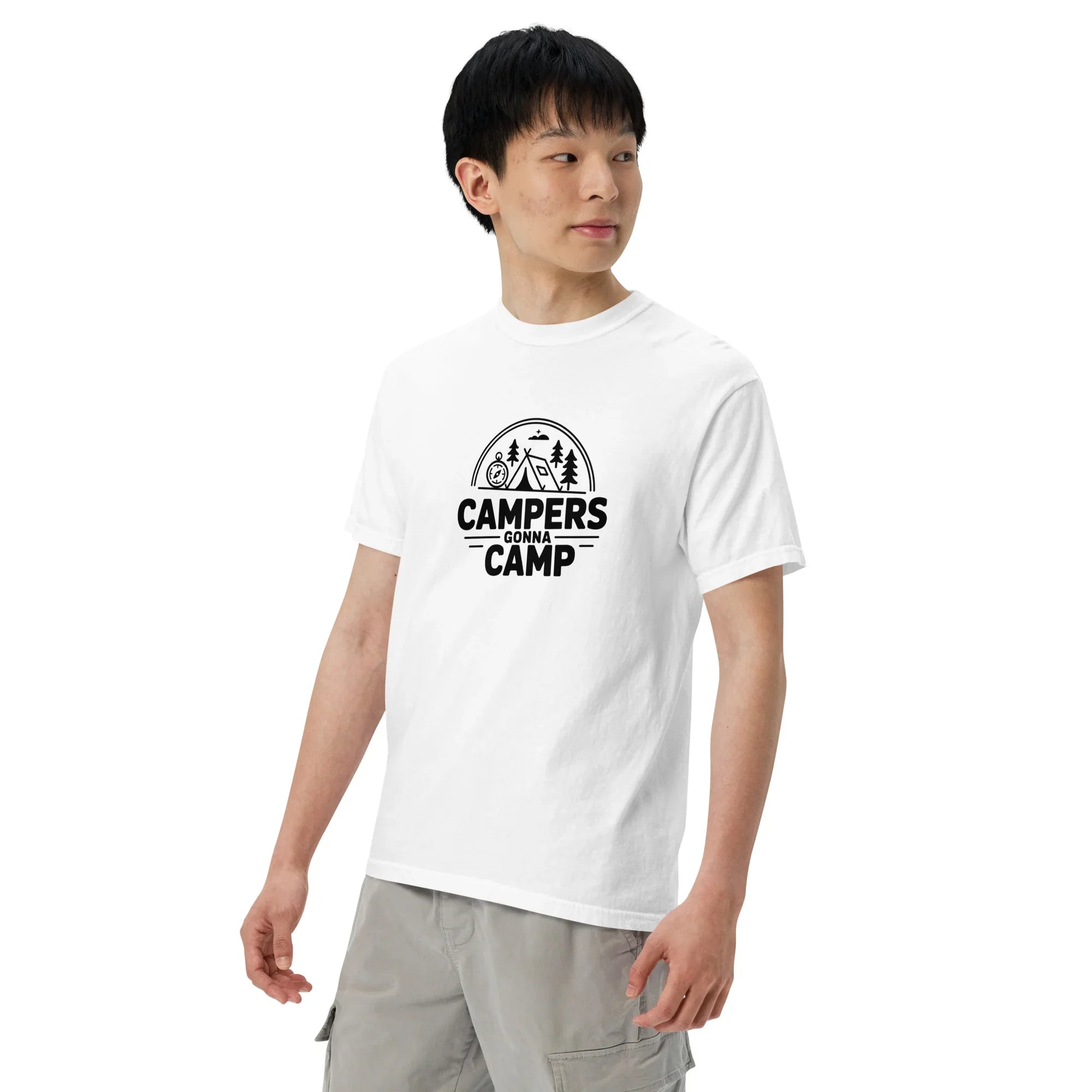 Campers Gonna Camp Tee – Bold Outdoors Graphic Shirt - RaZits