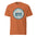 Mount Rainier National Park vintage badge t-shirt in Yam, front view