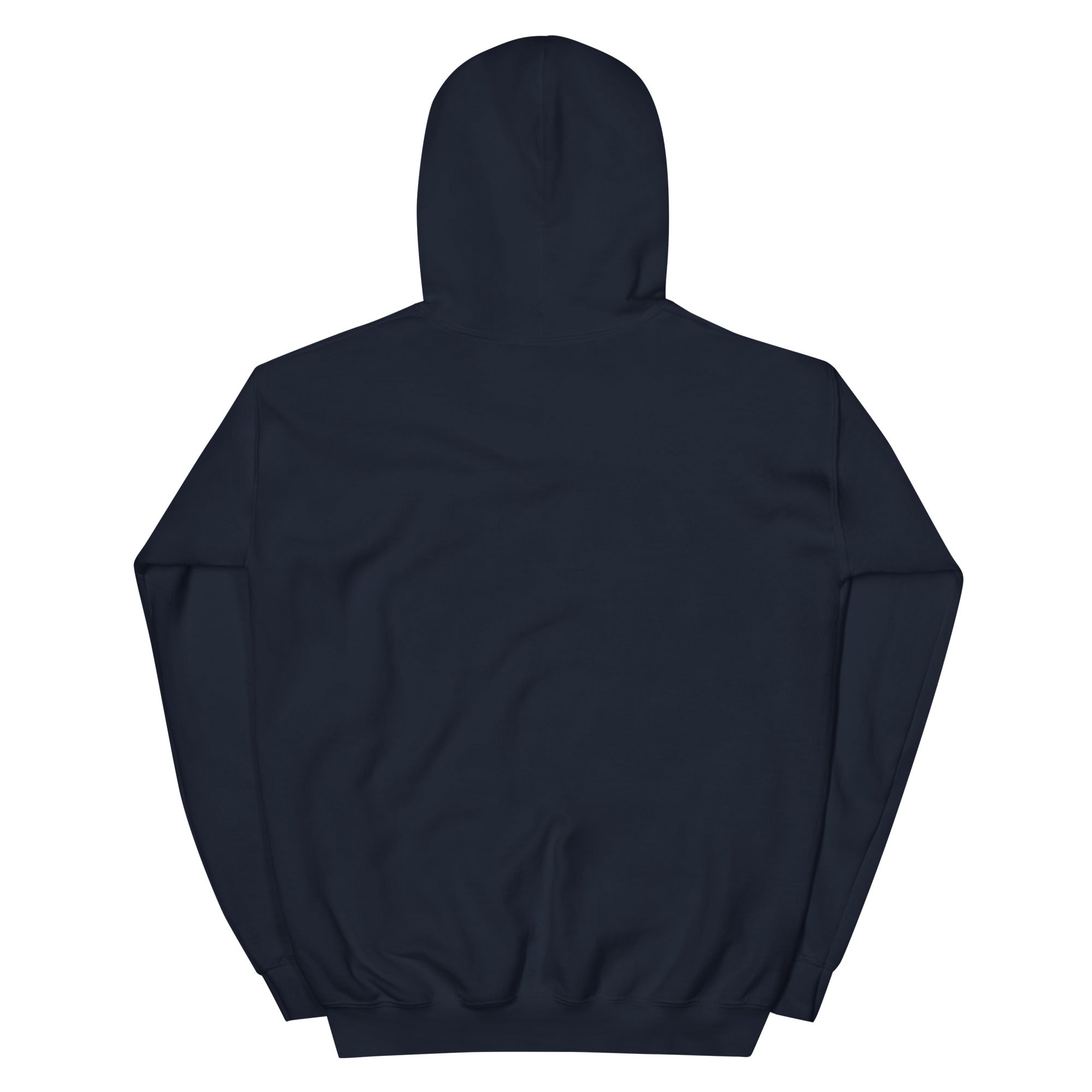 Navy Star Hopping hoodie back, plain