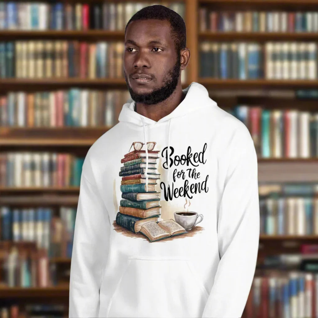Booked For The Weekend Cozy Book Lover Hoodie - RaZits