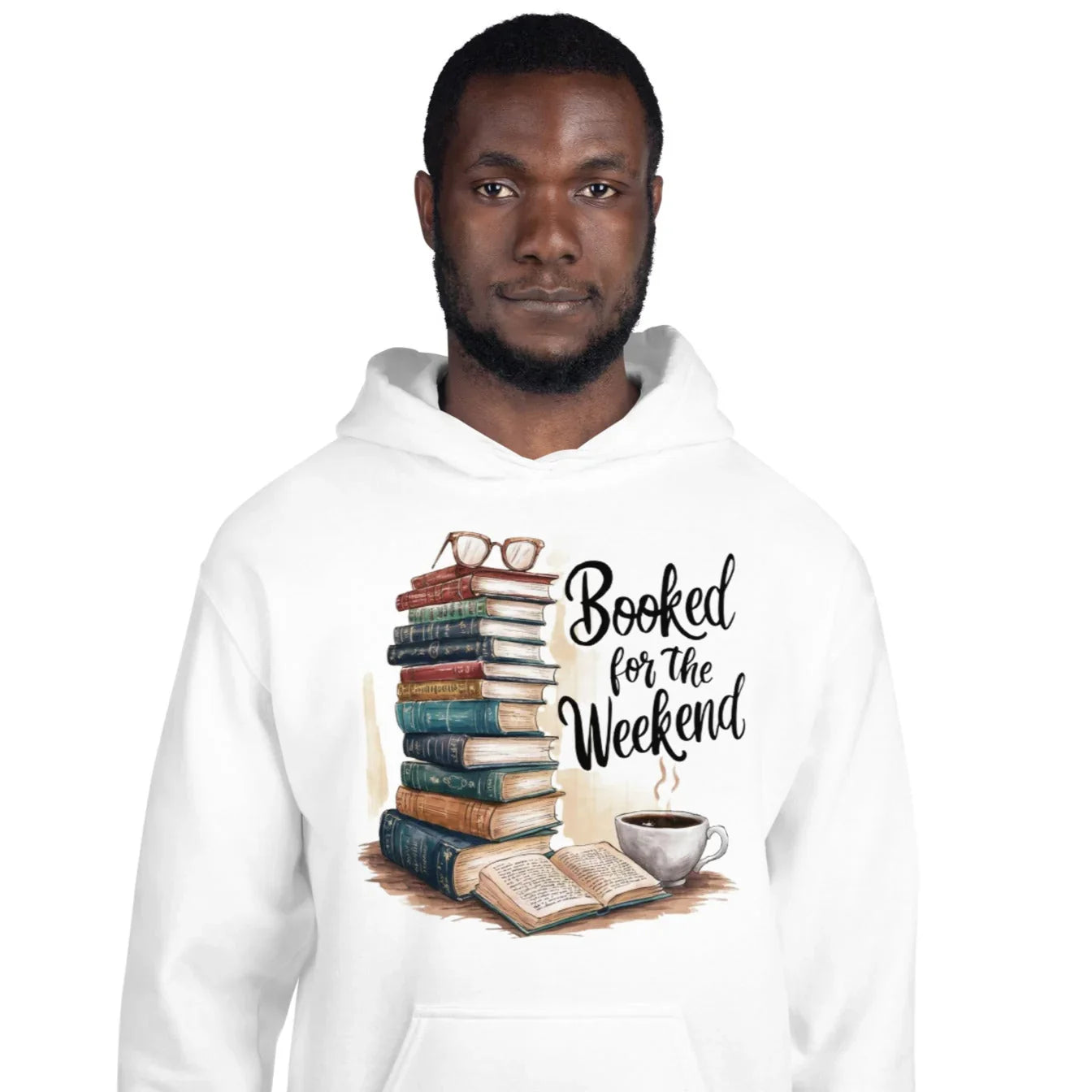 Booked For The Weekend Cozy Book Lover Hoodie - RaZits