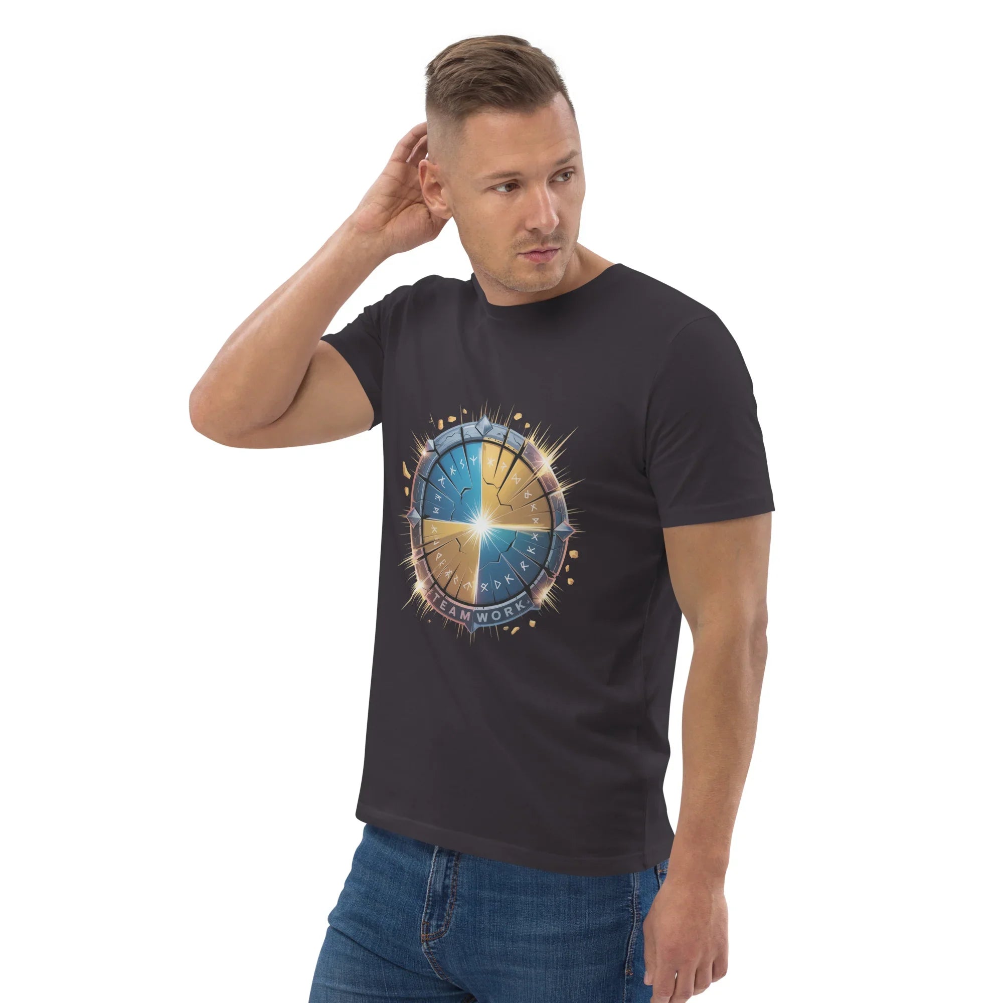 Teamwork Rune Hack-and-Slash T-Shirt - RaZits