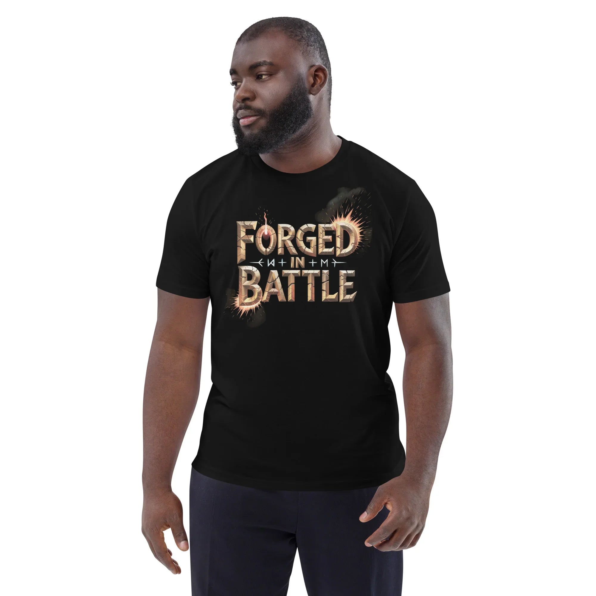 Forged in Battle Hack-and-Slash T-Shirt - RaZits