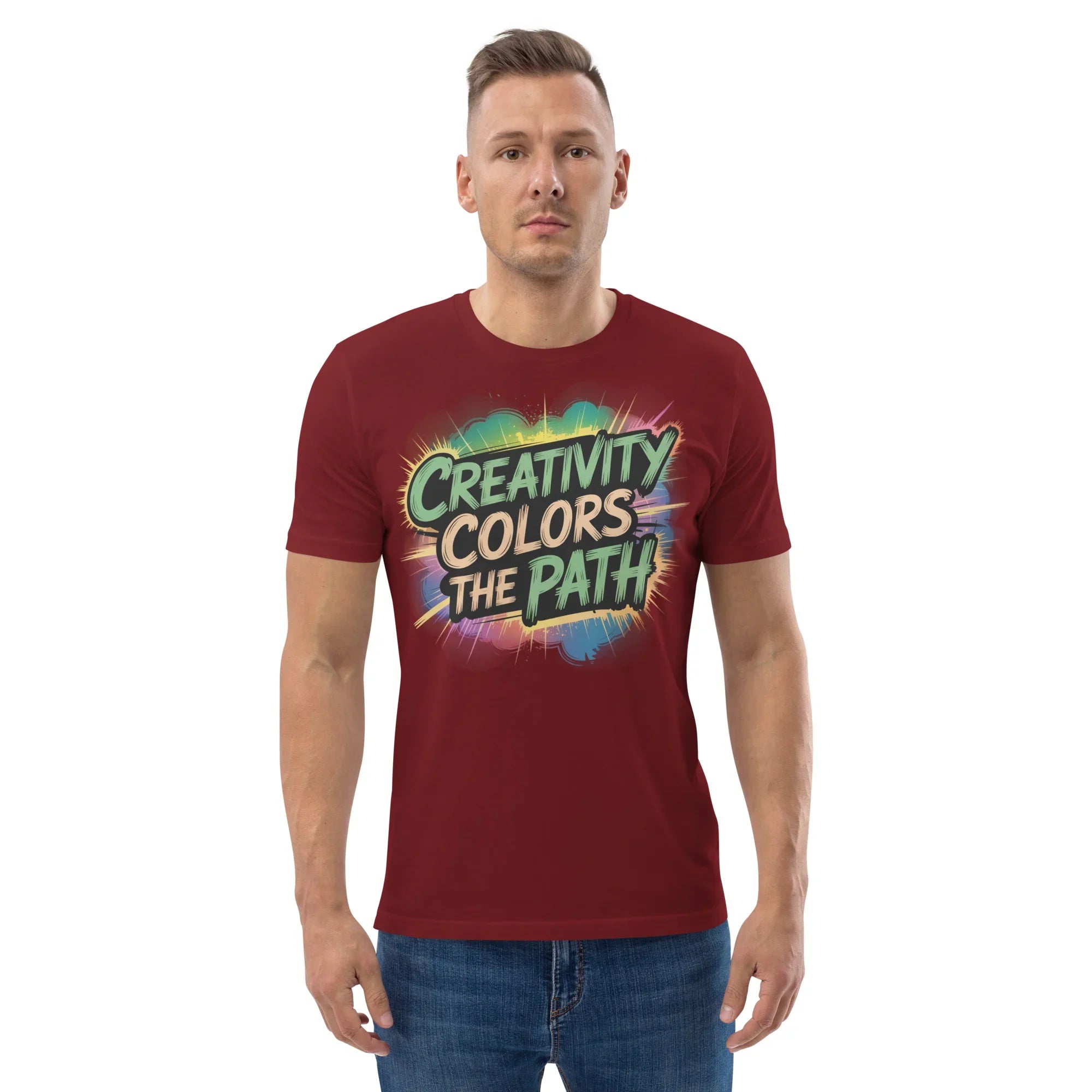 Color Splash Adventure T-Shirt – “Creativity Colors the Path” Comic Style - RaZits