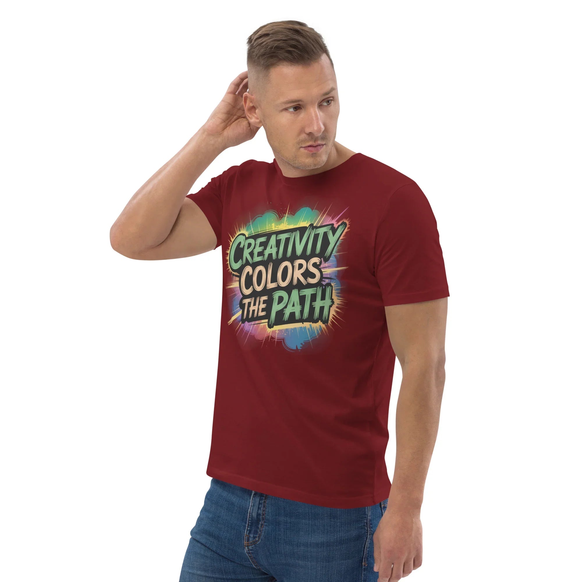 Color Splash Adventure T-Shirt – “Creativity Colors the Path” Comic Style - RaZits