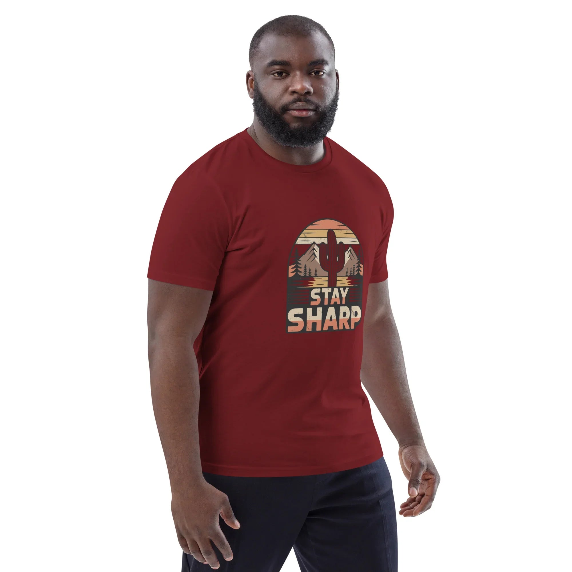 Cactus Graphic Tee – Stay Sharp Desert Adventure Shirt - RaZits