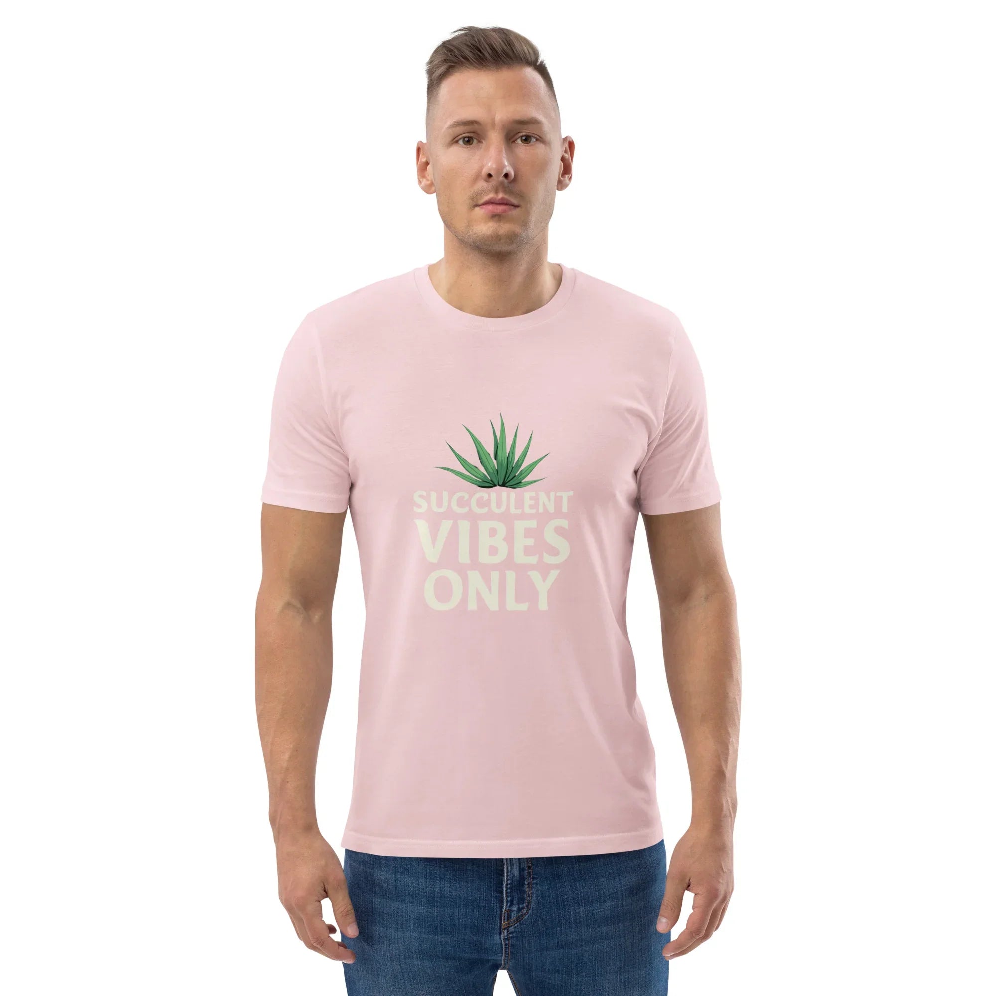 Succulent T-Shirt – Succulent Vibes Only Minimal Plant Tee - RaZits
