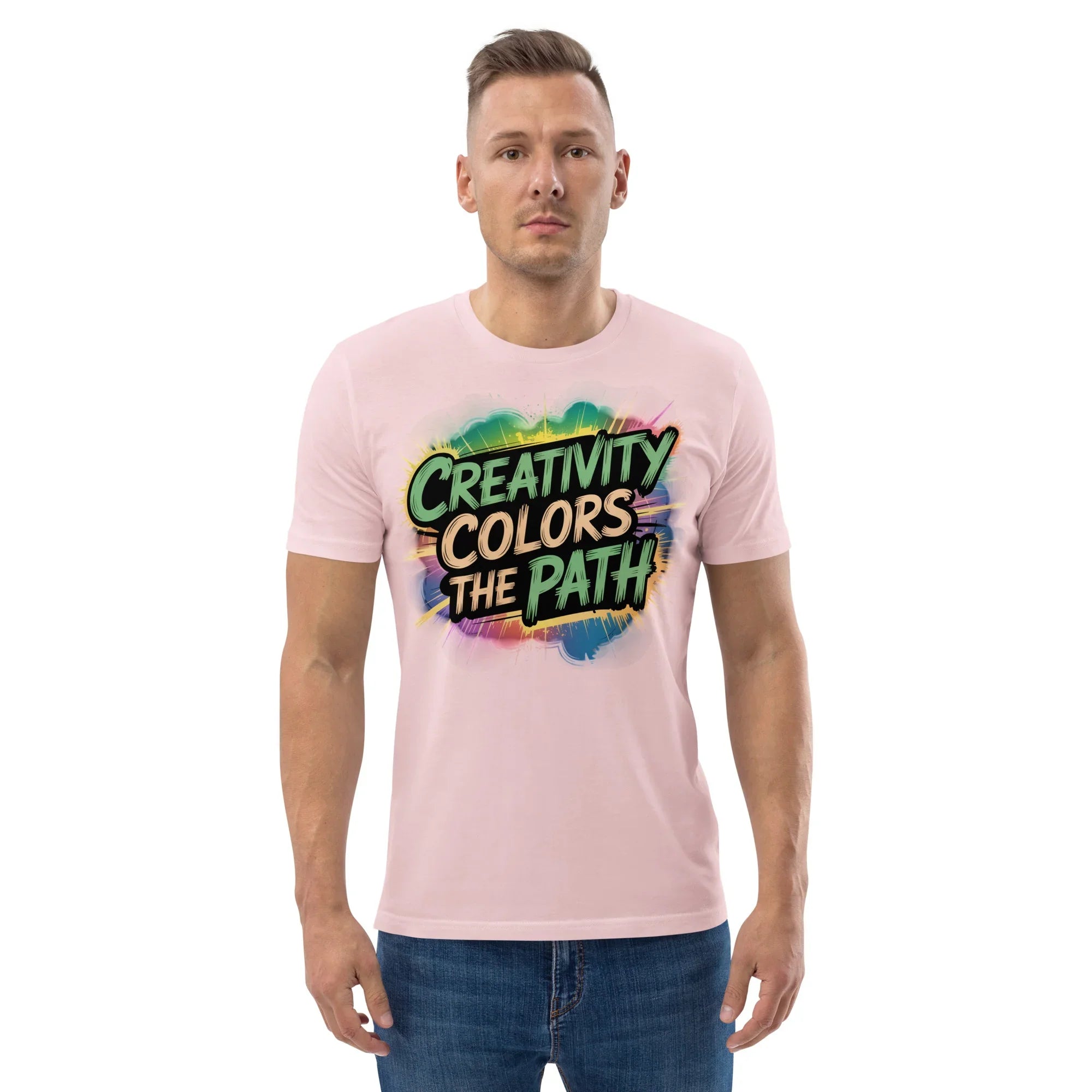 Color Splash Adventure T-Shirt – “Creativity Colors the Path” Comic Style - RaZits