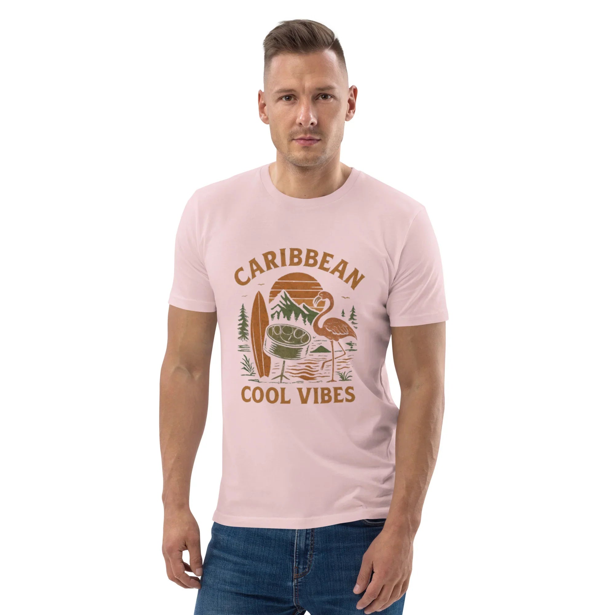 Caribbean Cool Vibes Organic Cotton Tee - RaZits