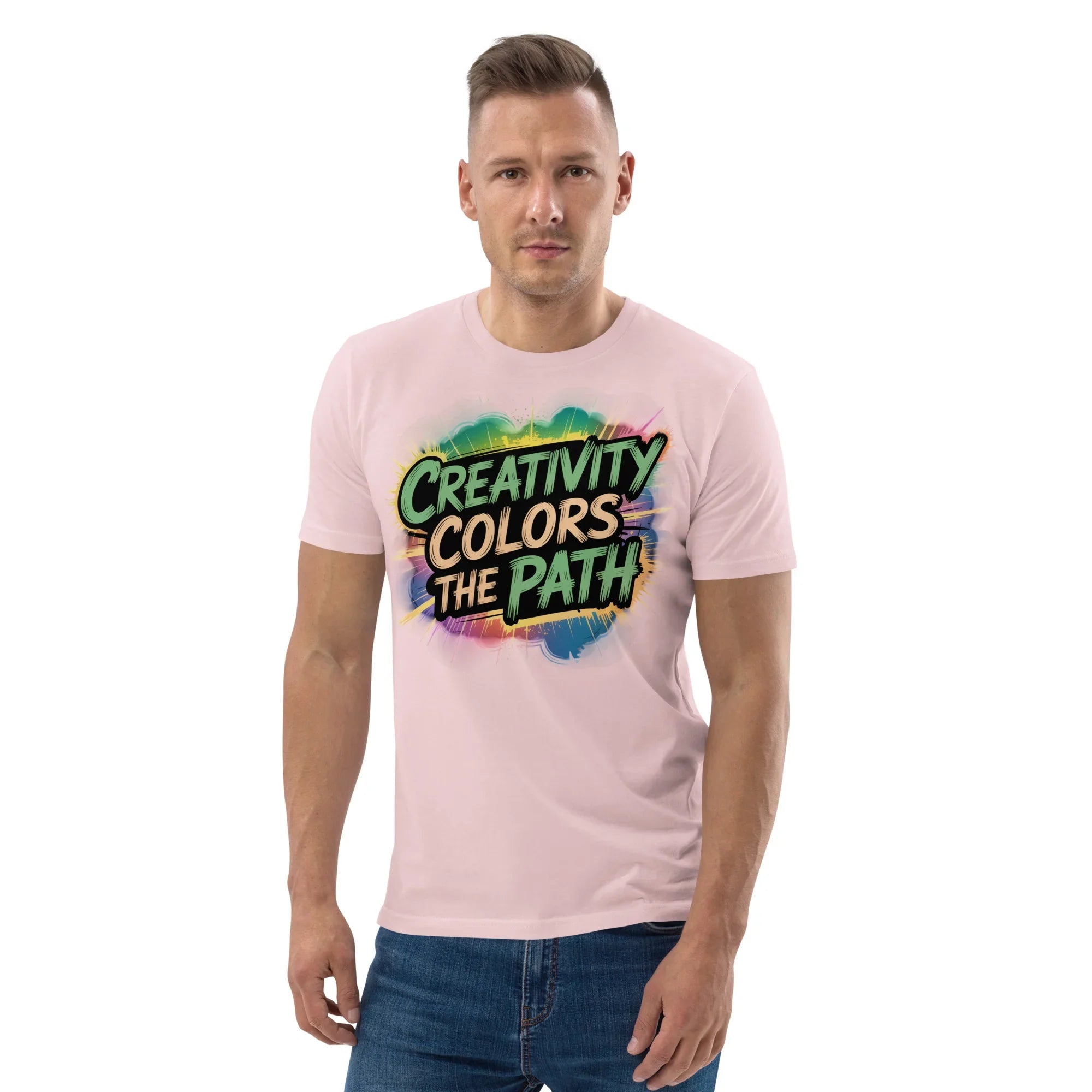 Color Splash Adventure T-Shirt – “Creativity Colors the Path” Comic Style - RaZits
