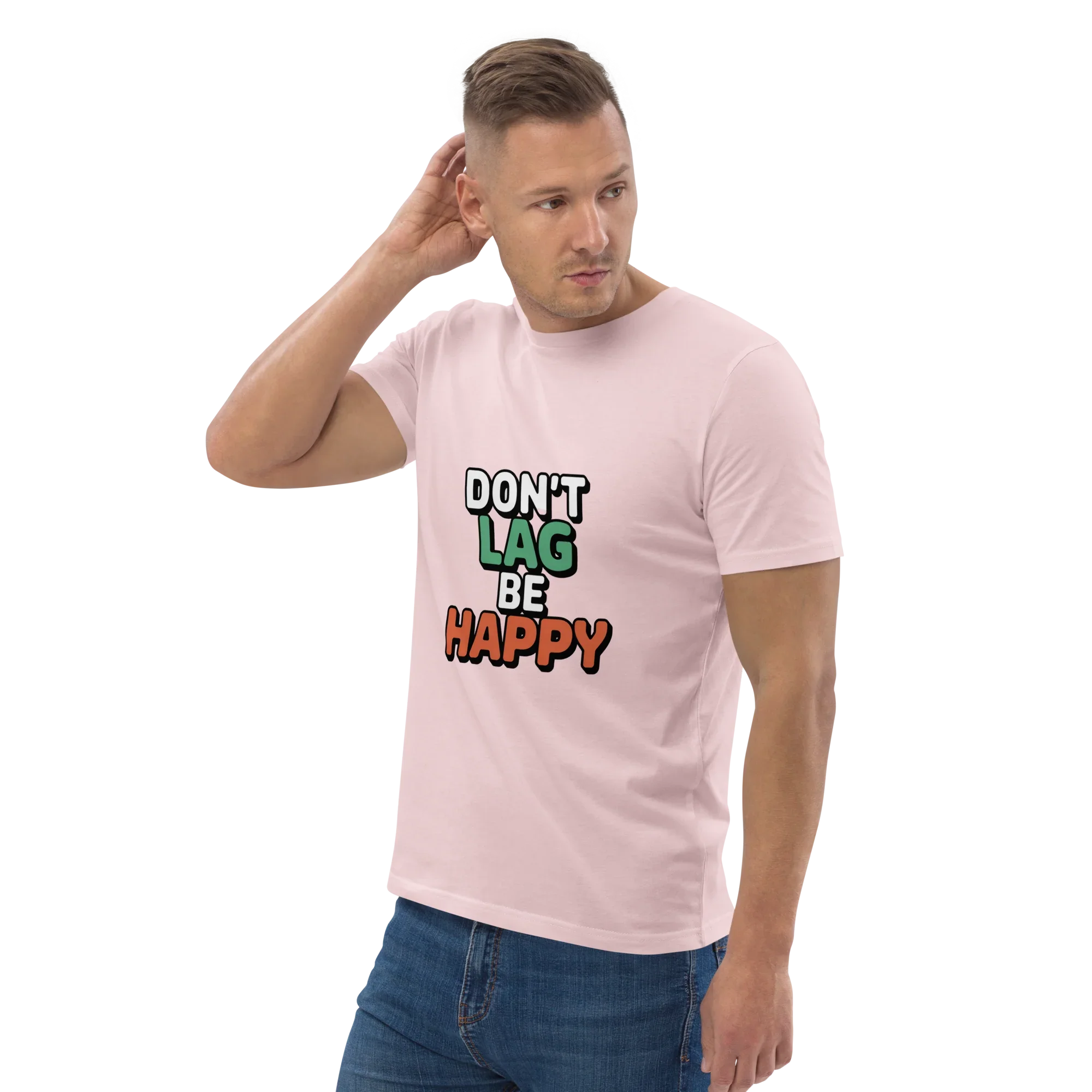 Don’t Lag Be Happy Shirt – Funny Gamer Quote Tee - RaZits