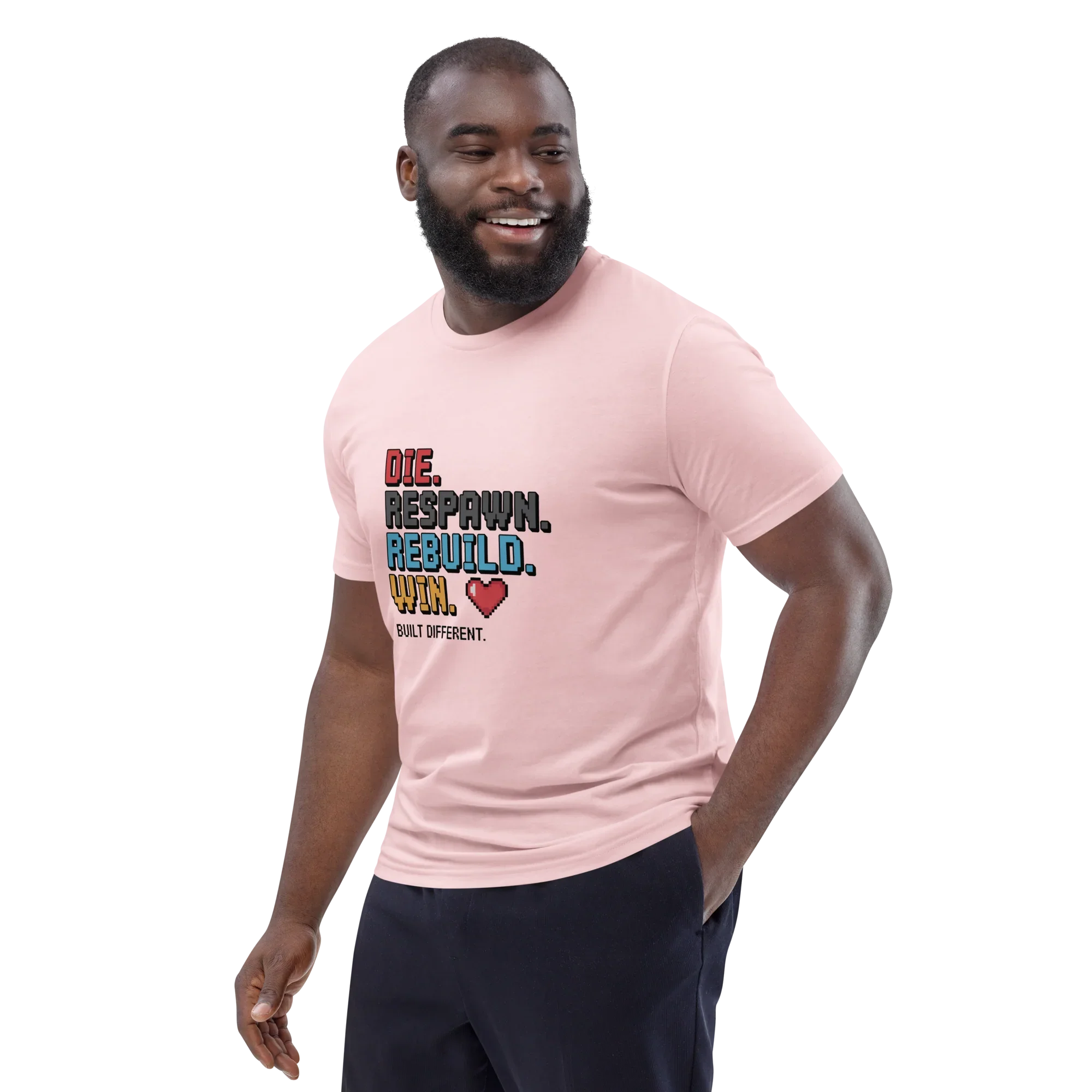 Die Respawn Rebuild Win Shirt – Built Different Gamer Tee - RaZits