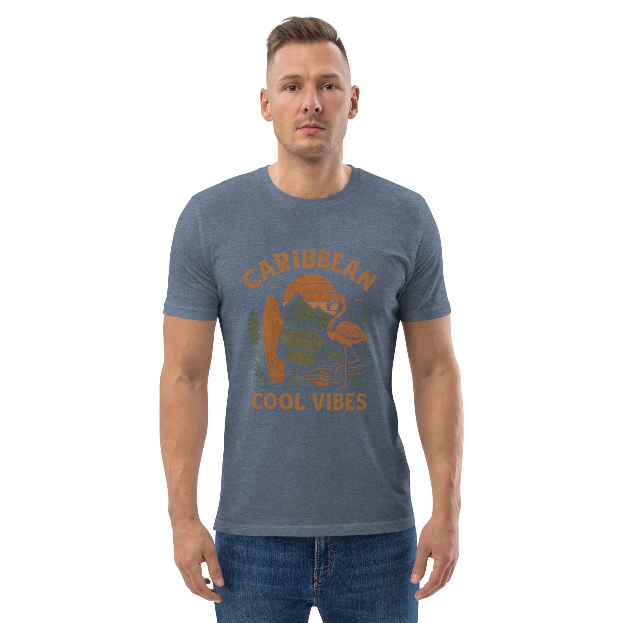 Caribbean Cool Vibes Organic Cotton Tee - RaZits