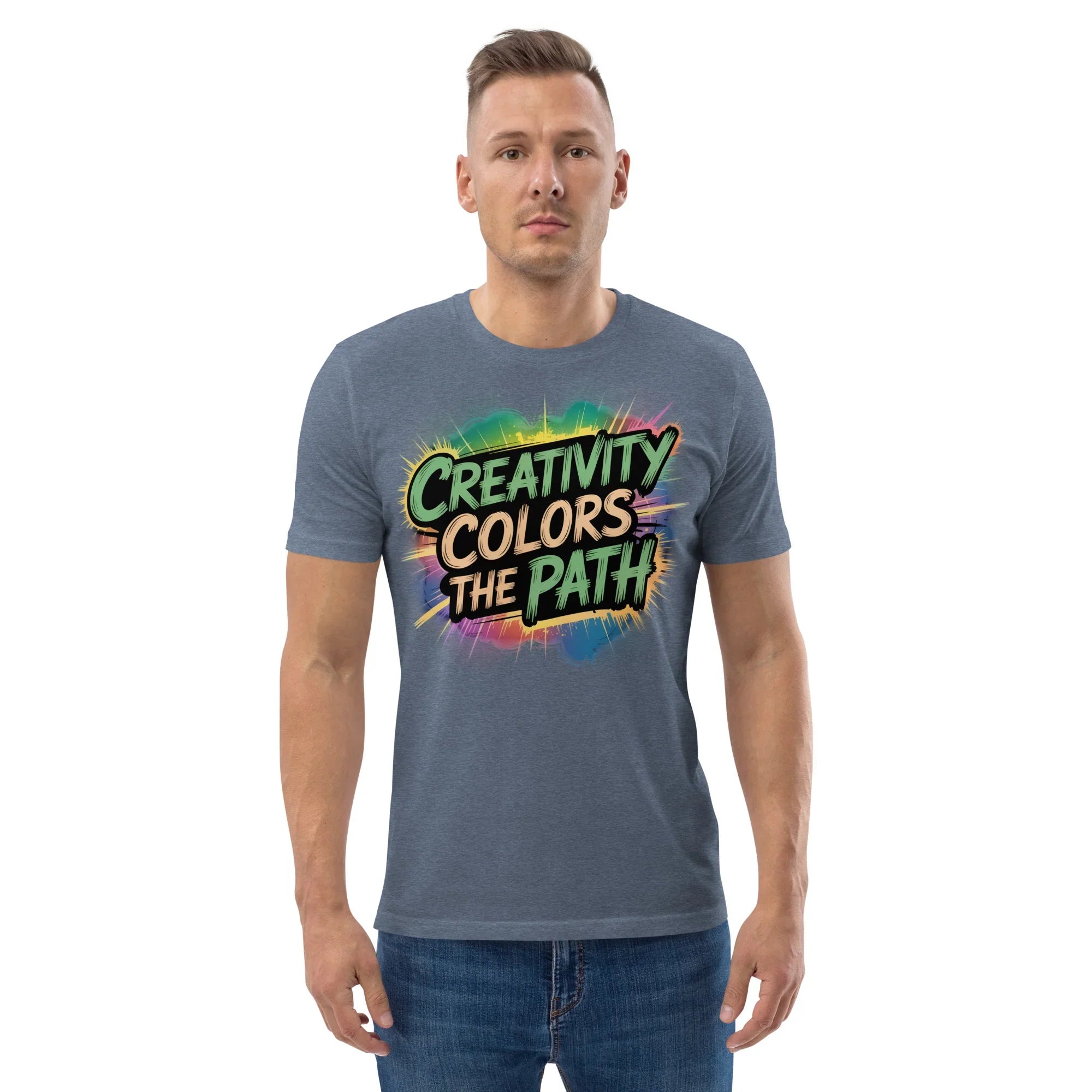 Color Splash Adventure T-Shirt – “Creativity Colors the Path” Comic Style - RaZits