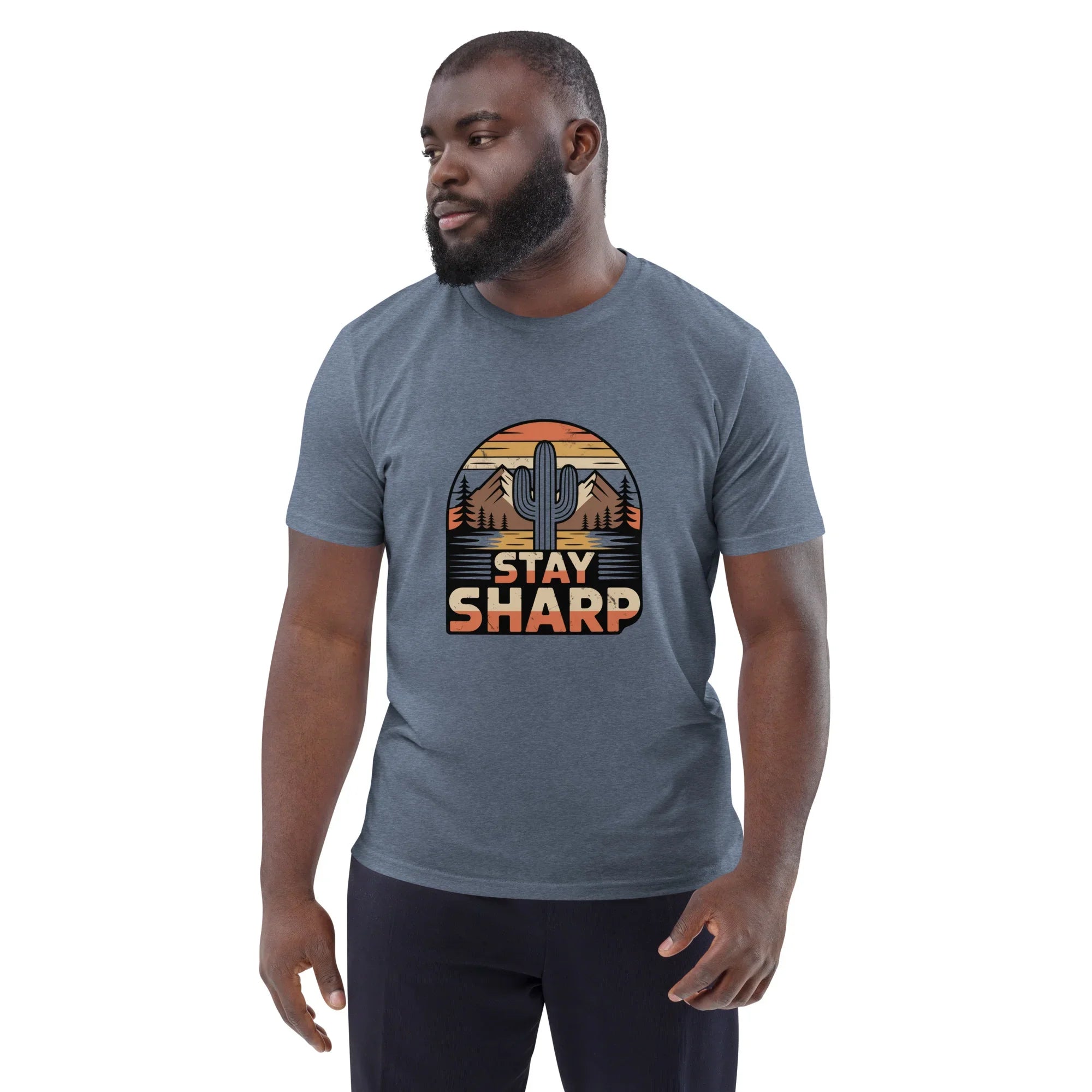 Cactus Graphic Tee – Stay Sharp Desert Adventure Shirt - RaZits