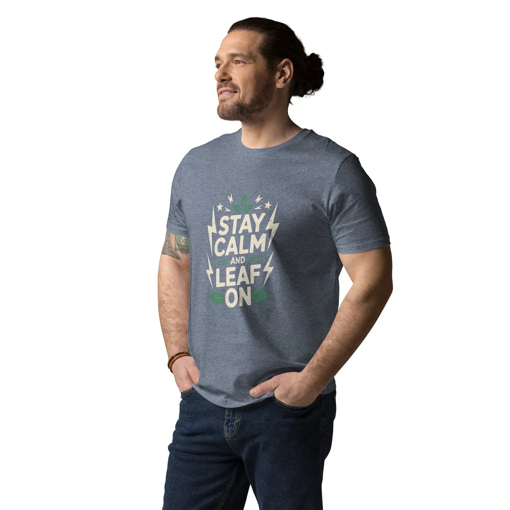 Leaf Pun T-Shirt – Stay Calm and Leaf On - RaZits