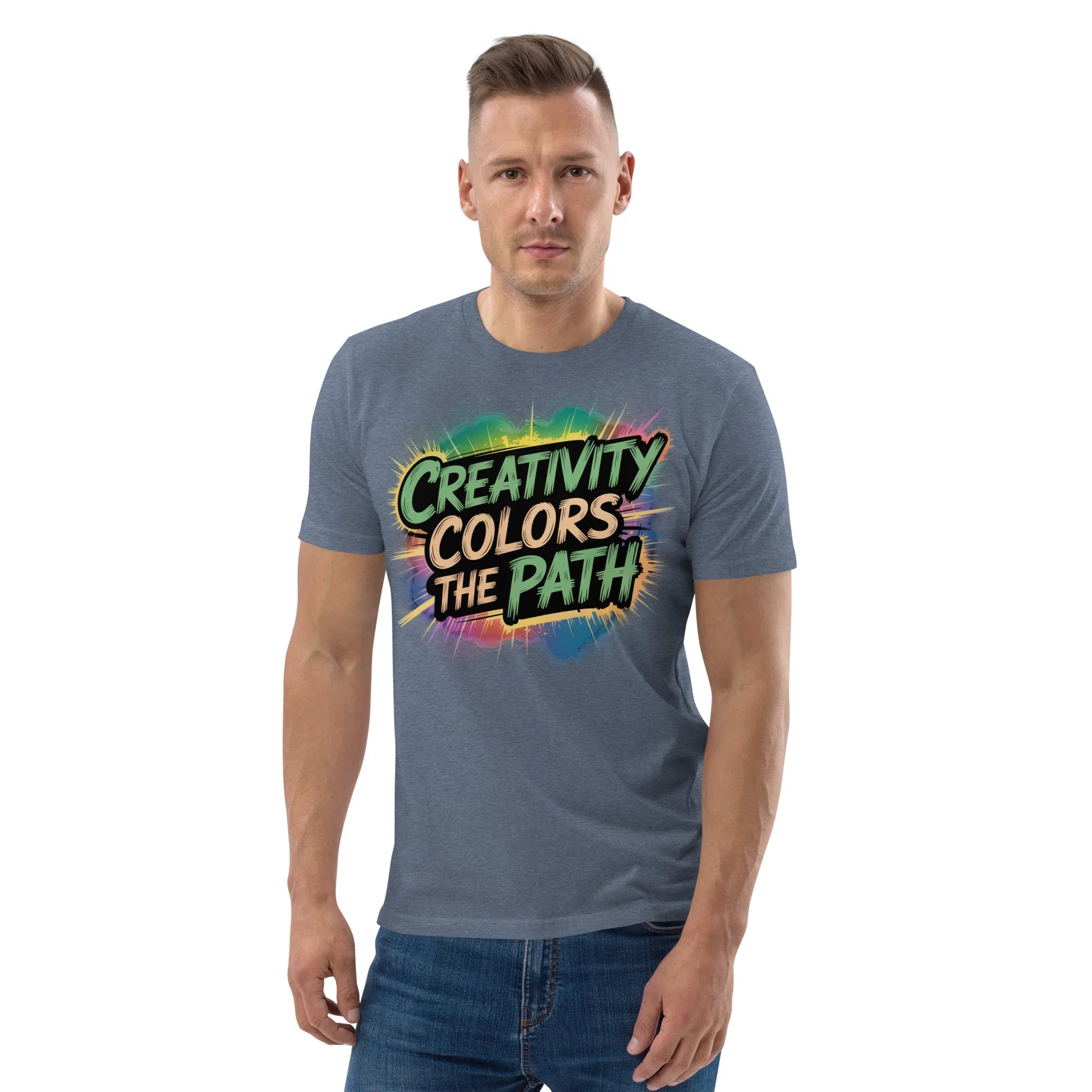 Color Splash Adventure T-Shirt – “Creativity Colors the Path” Comic Style - RaZits