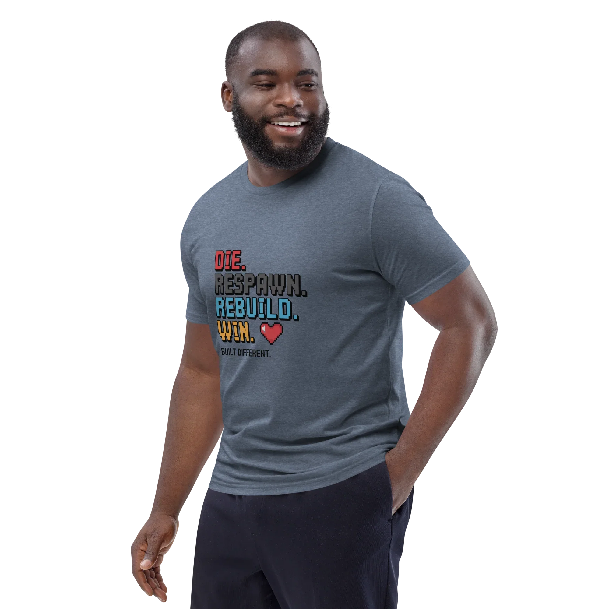Die Respawn Rebuild Win Shirt – Built Different Gamer Tee - RaZits