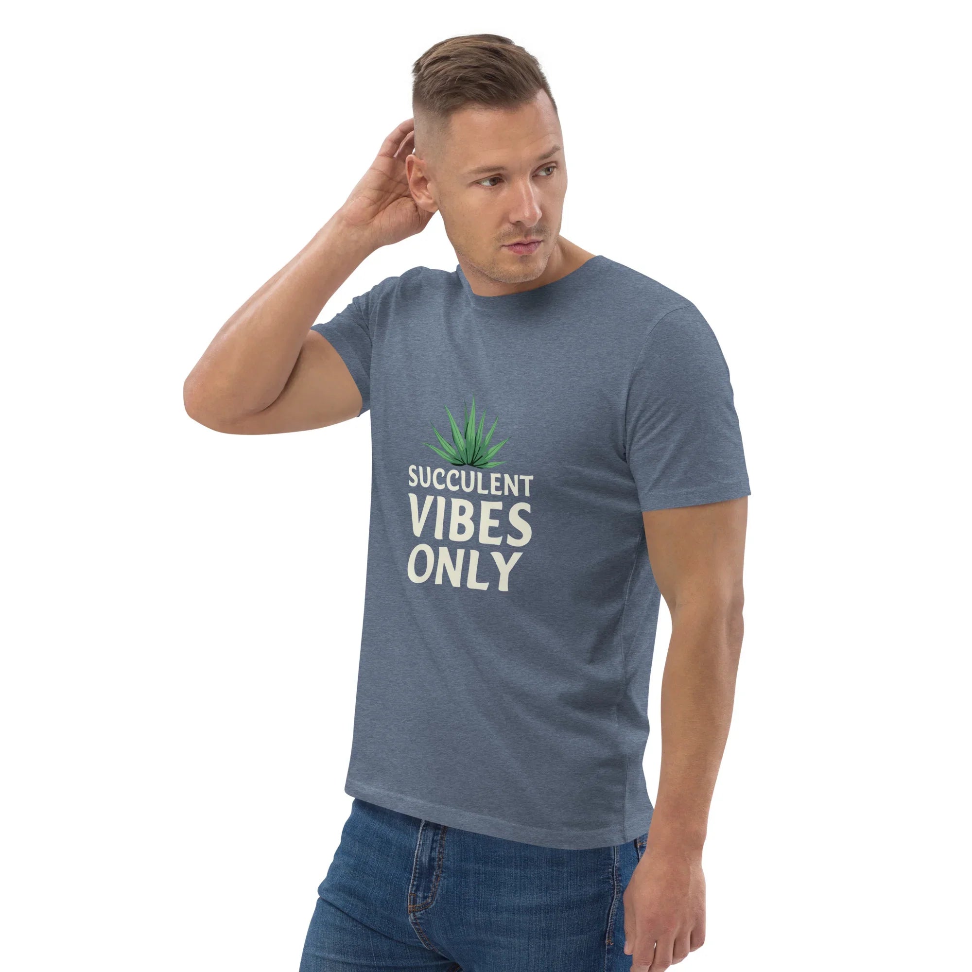 Succulent T-Shirt – Succulent Vibes Only Minimal Plant Tee - RaZits