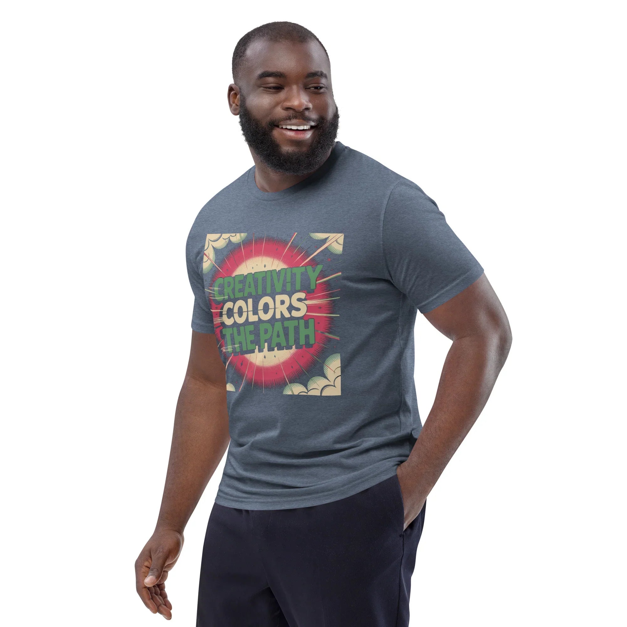 Comic-Style Adventure T-Shirt – “Creativity Colors the Path” Design - RaZits