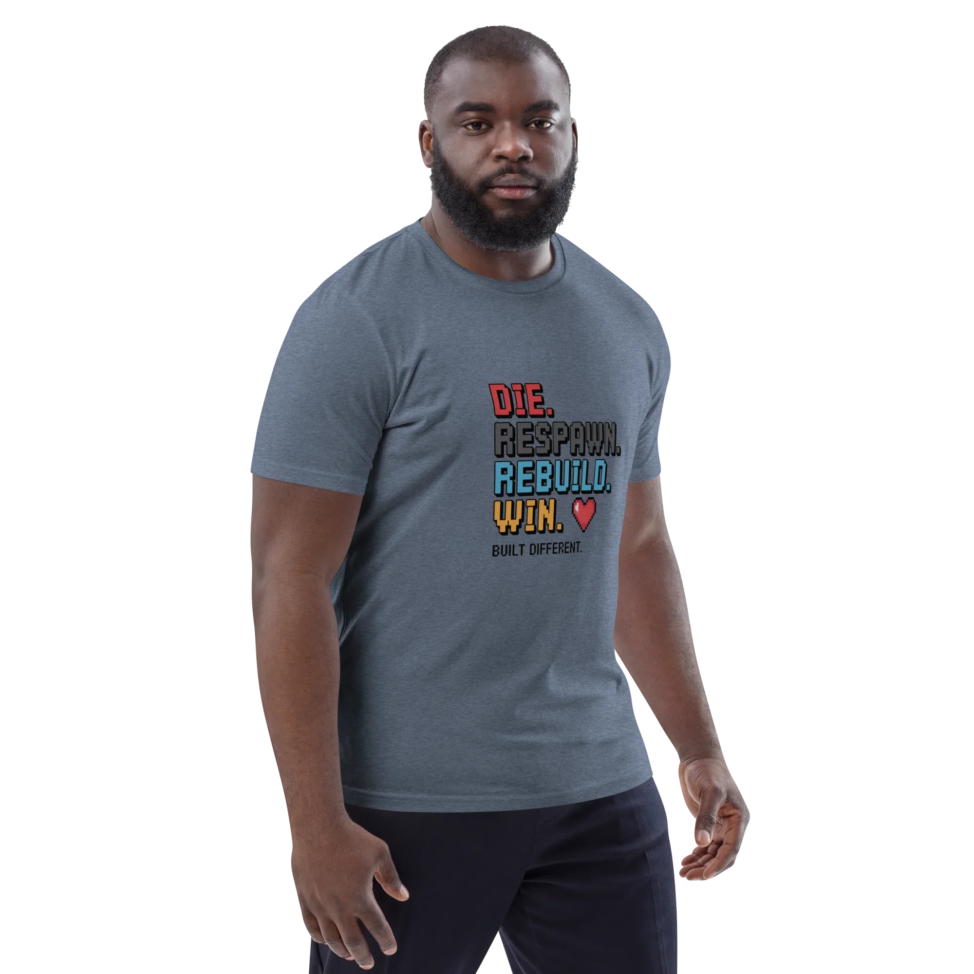Die Respawn Rebuild Win Shirt – Built Different Gamer Tee - RaZits