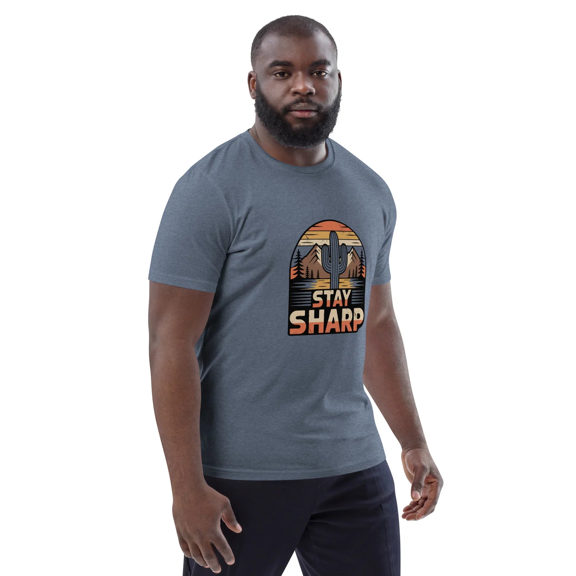 Cactus Graphic Tee – Stay Sharp Desert Adventure Shirt - RaZits