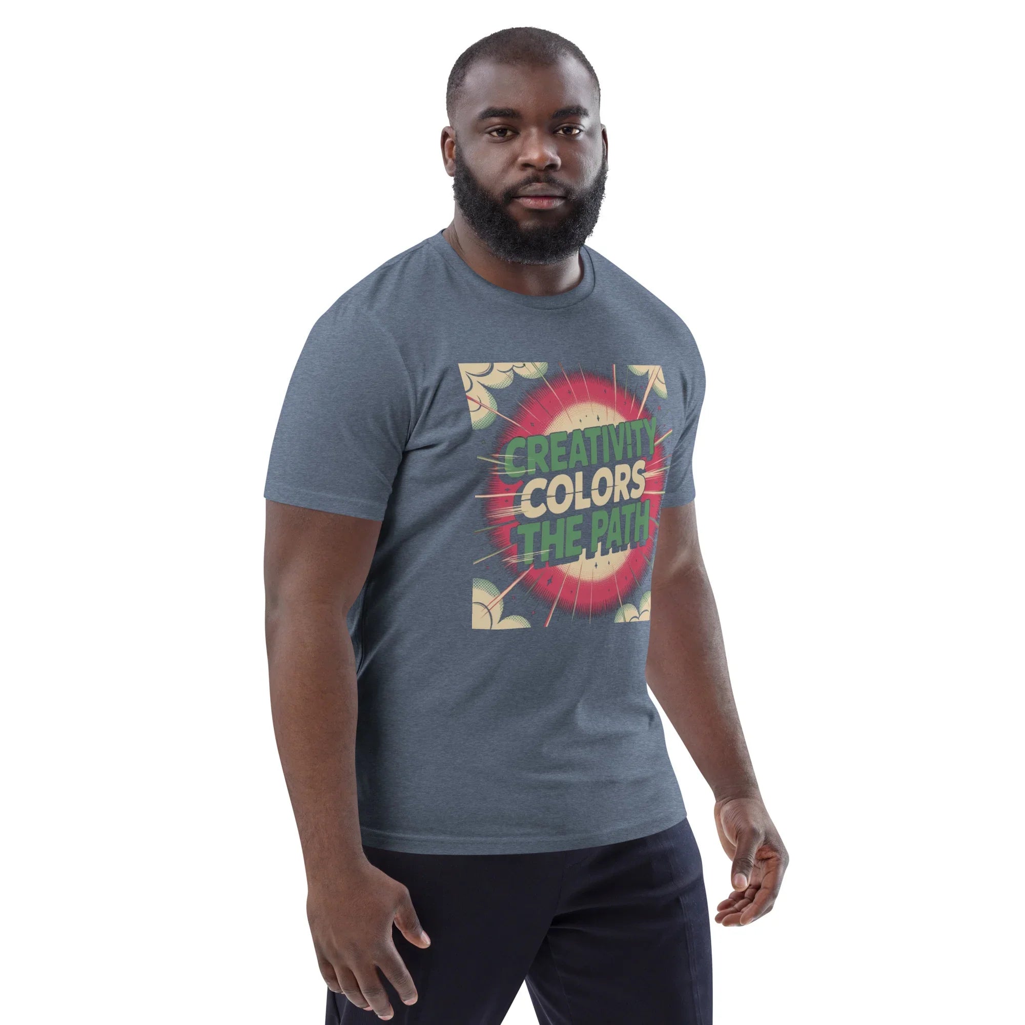 Comic-Style Adventure T-Shirt – “Creativity Colors the Path” Design - RaZits