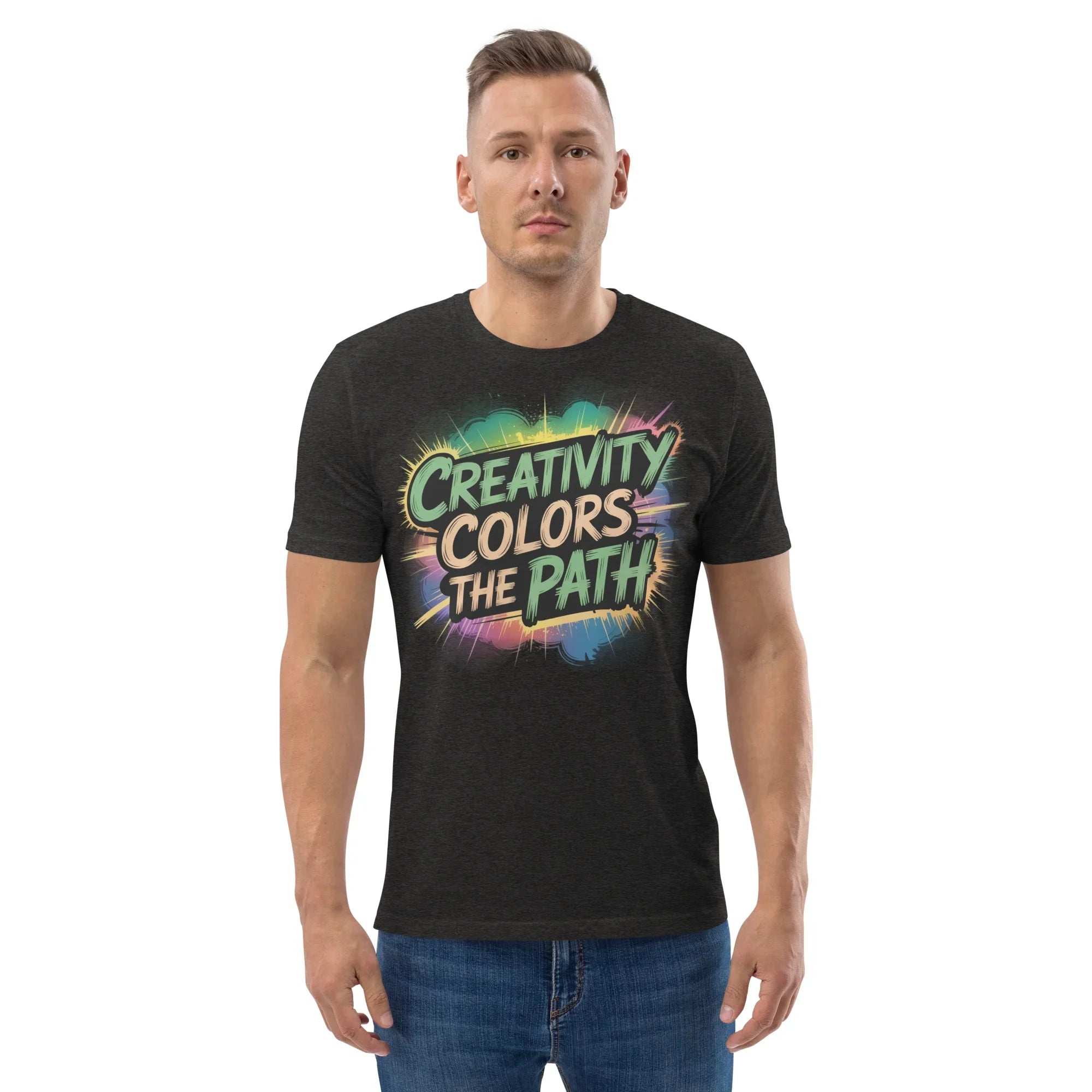 Color Splash Adventure T-Shirt – “Creativity Colors the Path” Comic Style - RaZits
