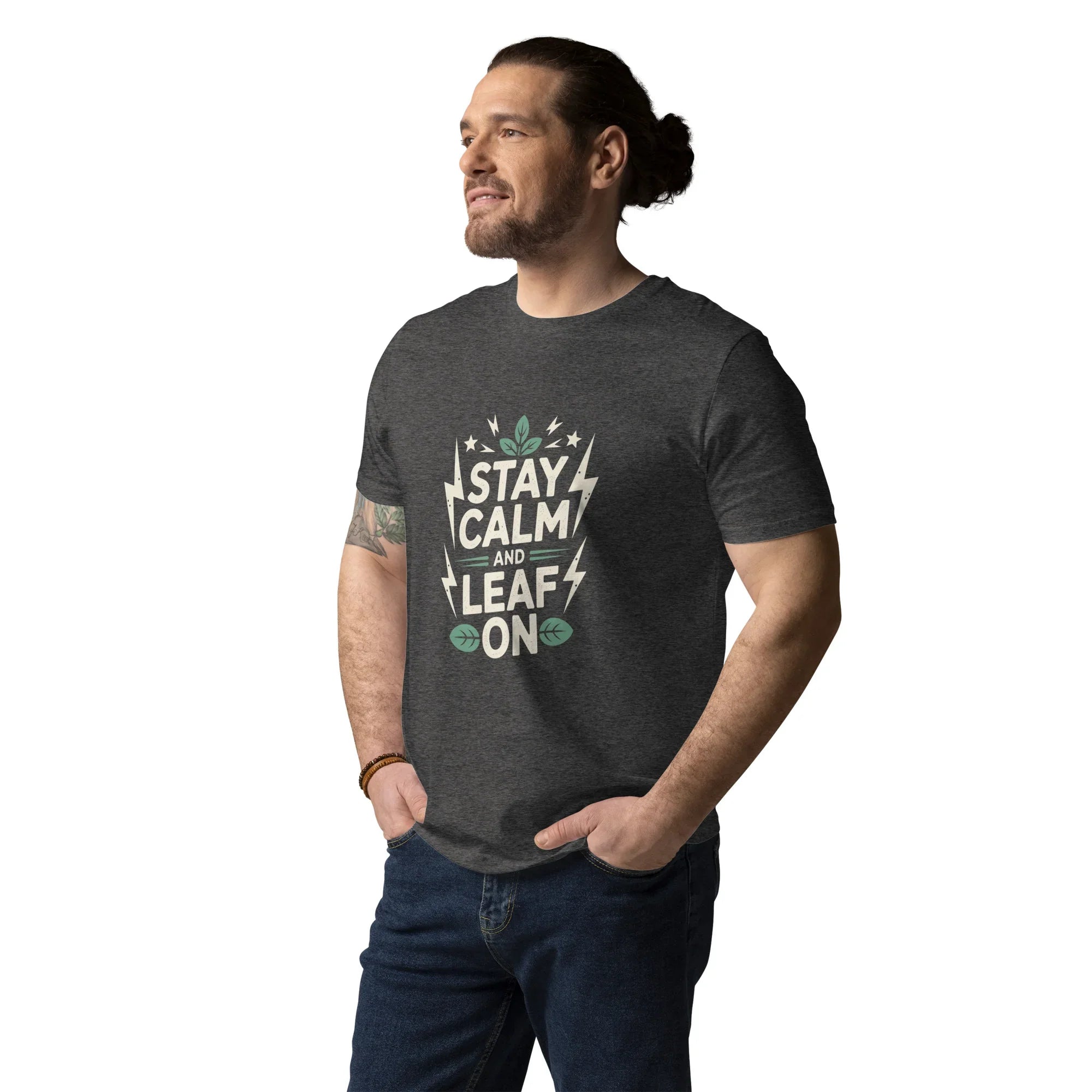 Leaf Pun T-Shirt – Stay Calm and Leaf On - RaZits