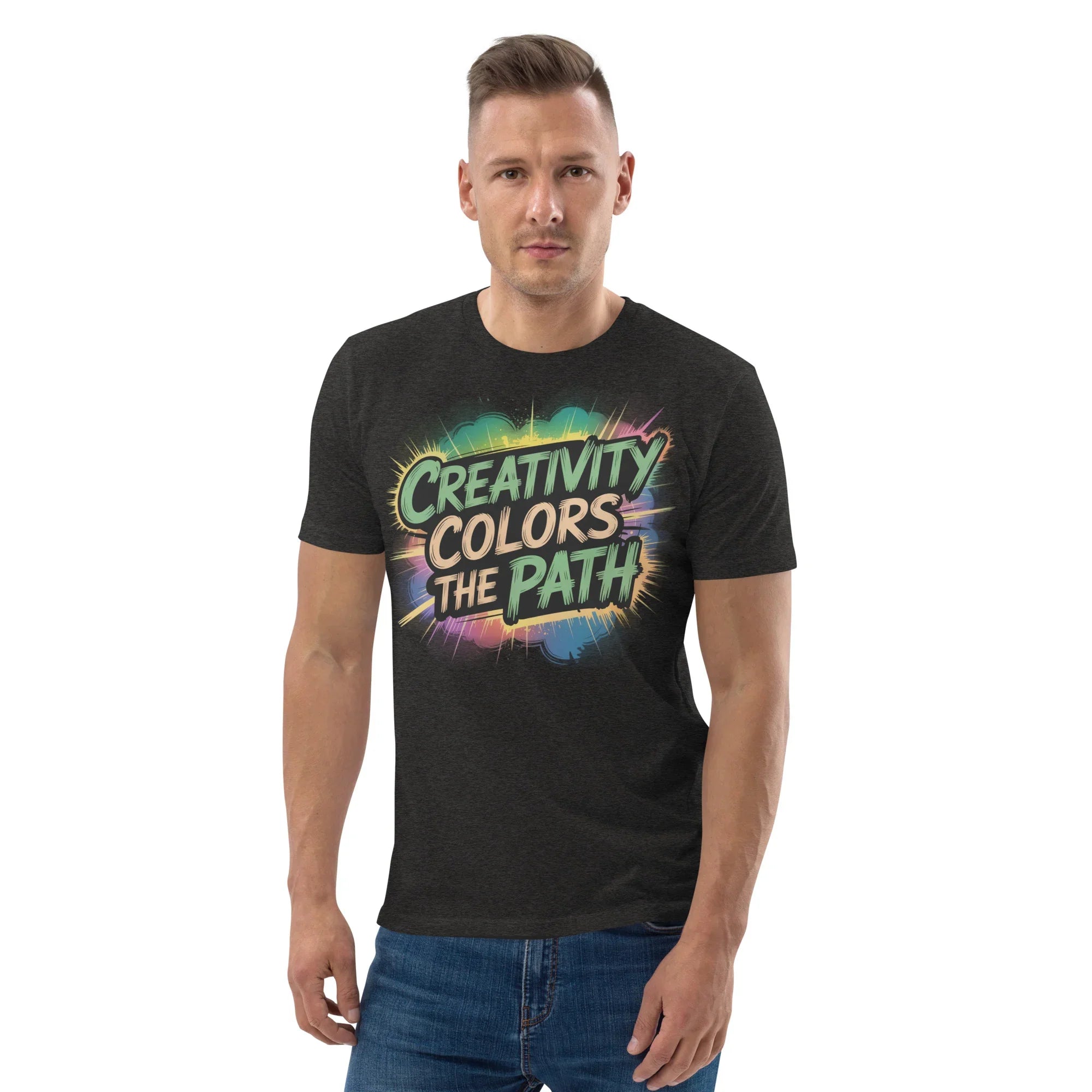 Color Splash Adventure T-Shirt – “Creativity Colors the Path” Comic Style - RaZits