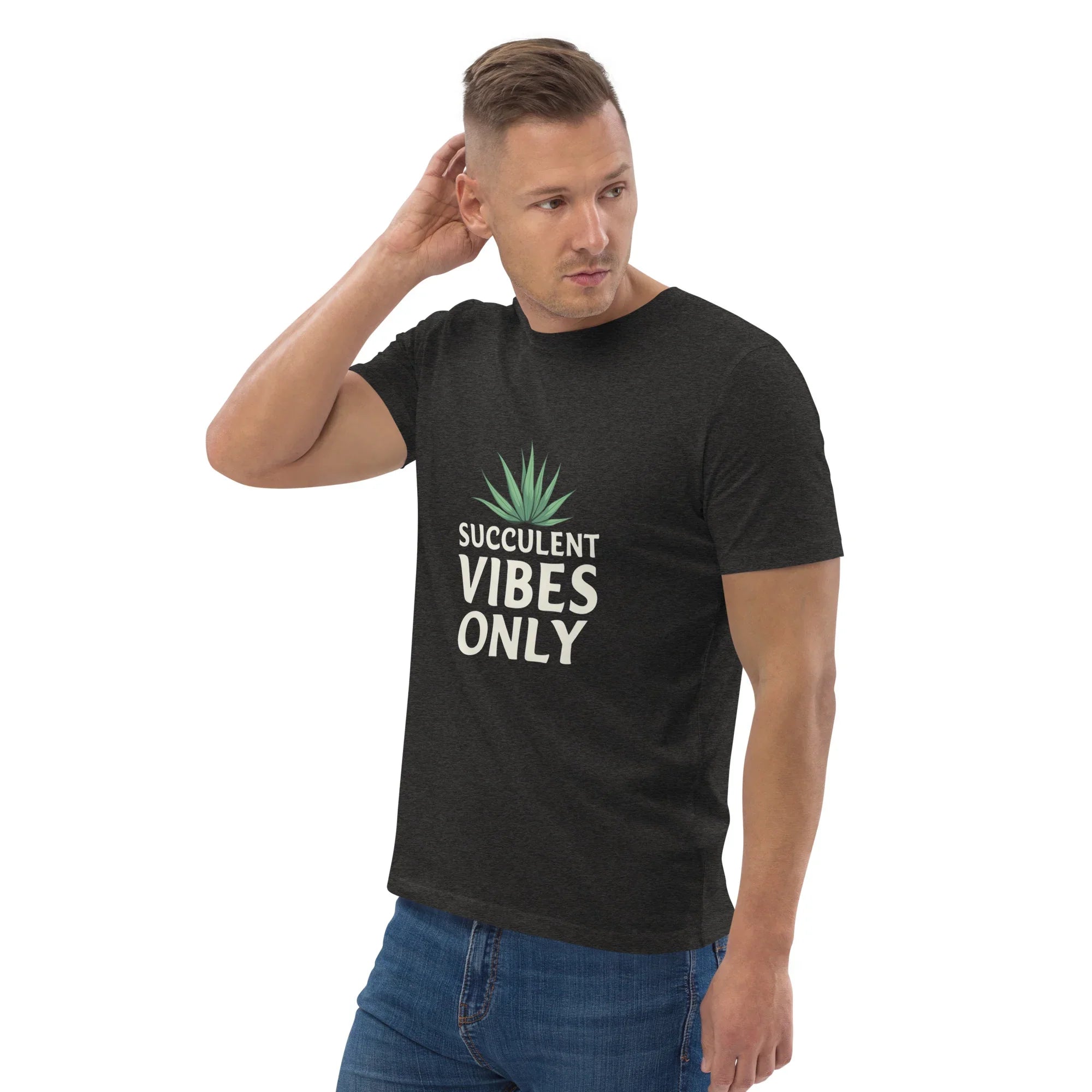 Succulent T-Shirt – Succulent Vibes Only Minimal Plant Tee - RaZits