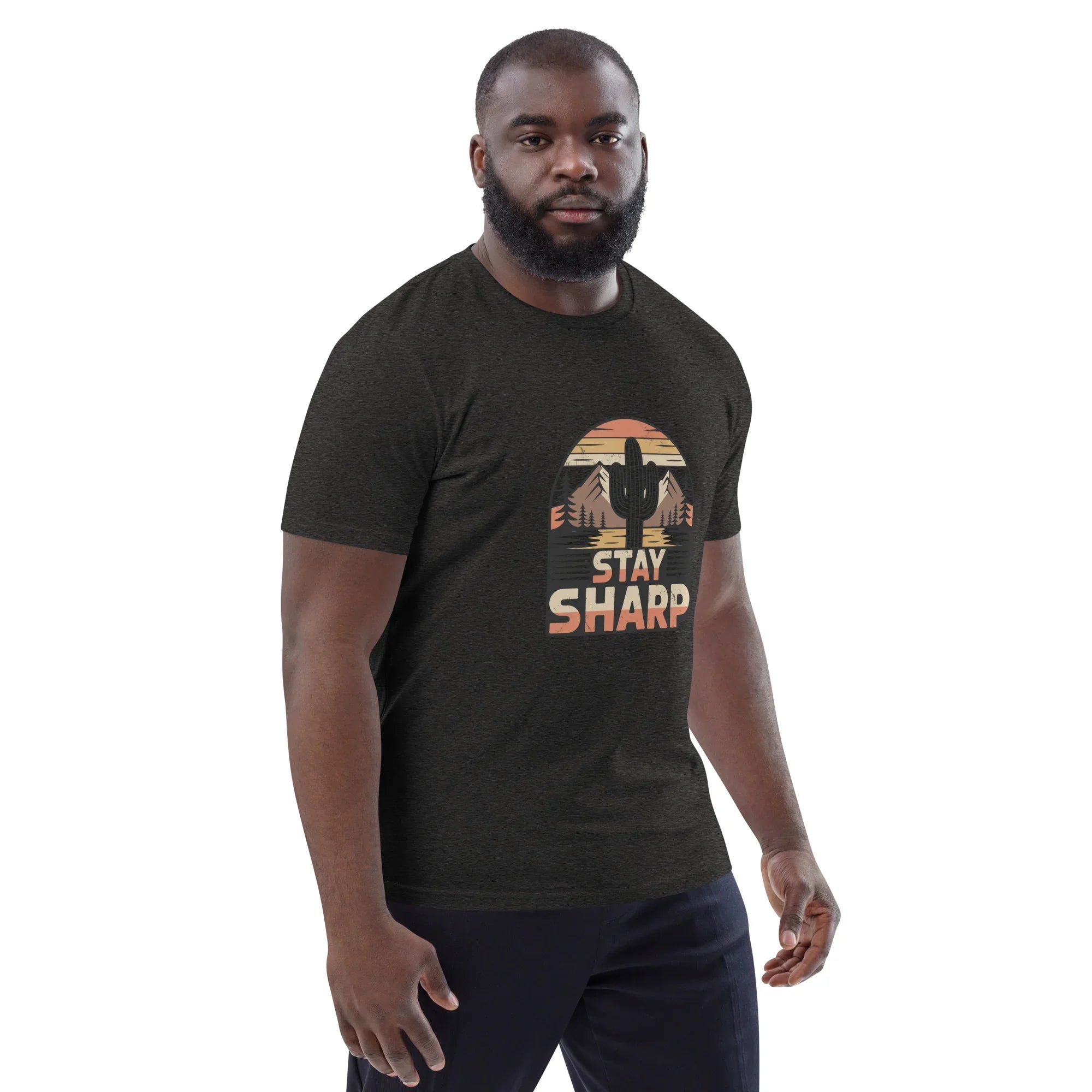 Cactus Graphic Tee – Stay Sharp Desert Adventure Shirt - RaZits