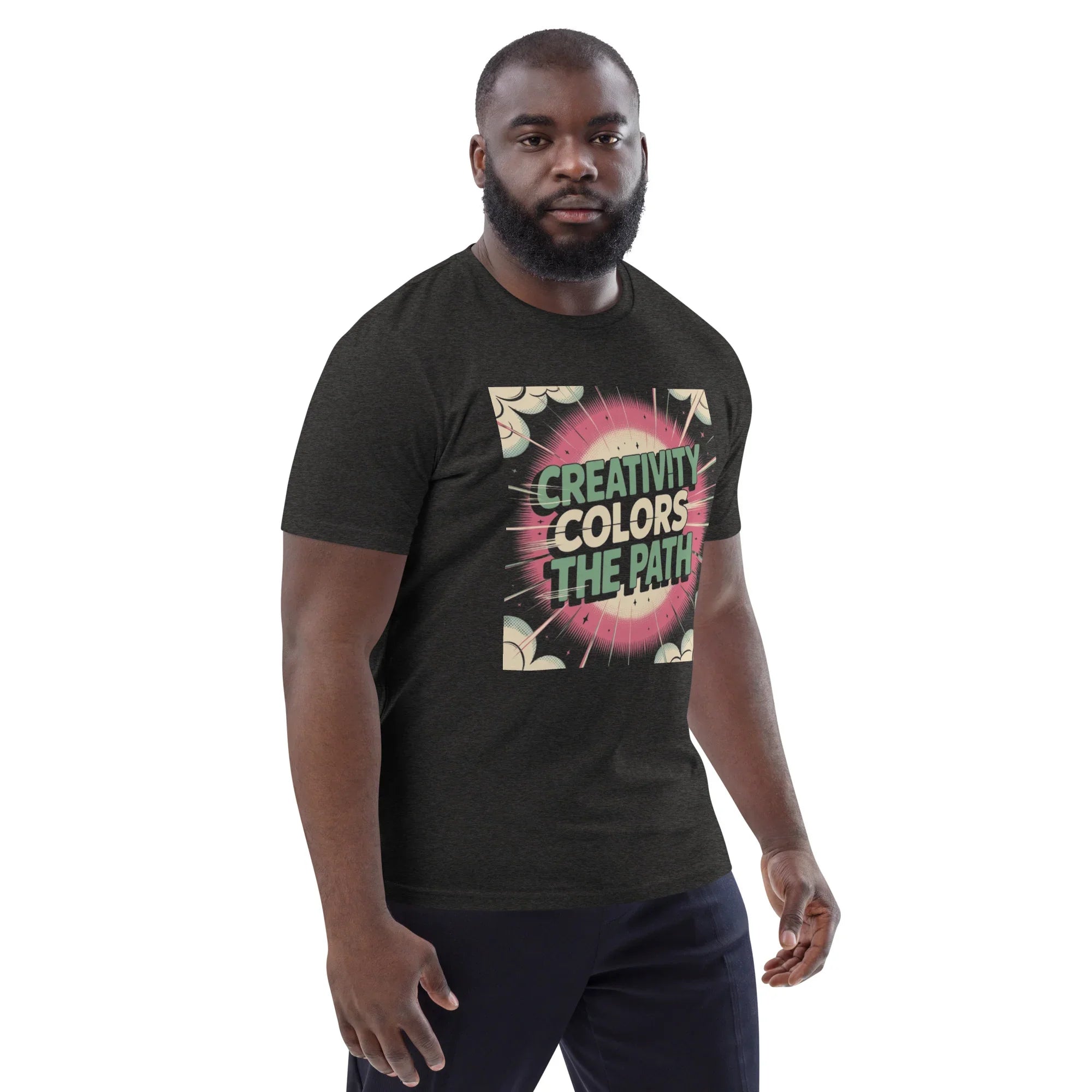 Comic-Style Adventure T-Shirt – “Creativity Colors the Path” Design - RaZits