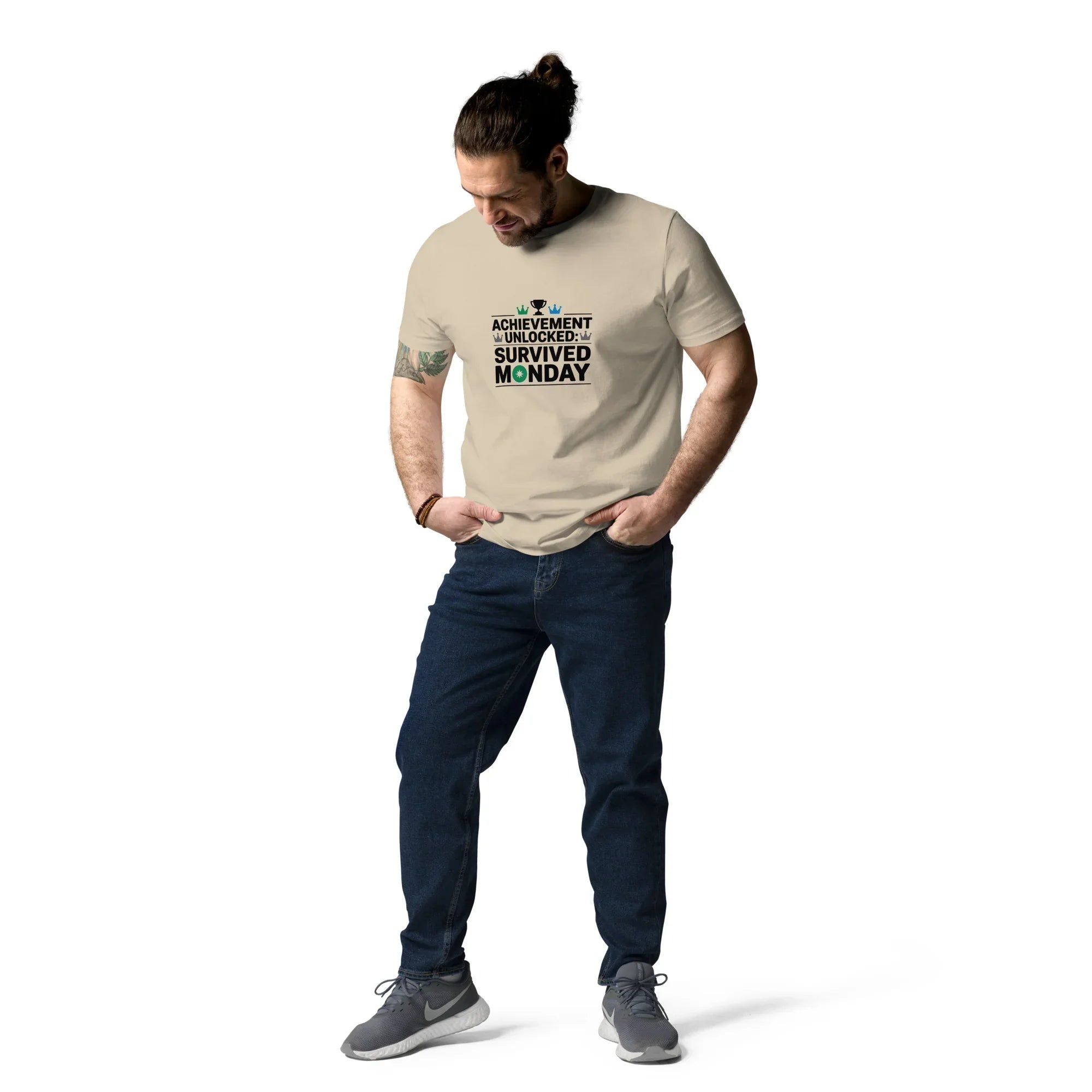 Achievement Unlocked Shirt – Survived Monday Gamer Tee - RaZits