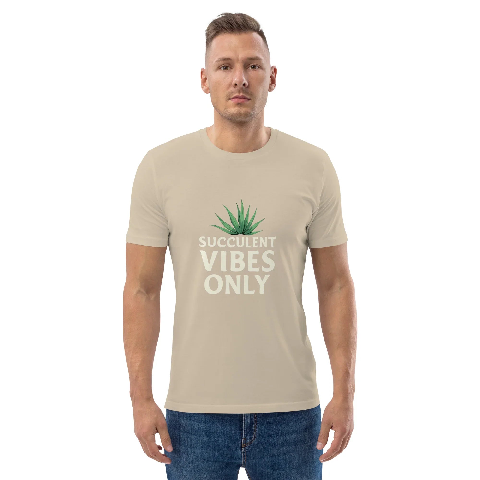 Succulent T-Shirt – Succulent Vibes Only Minimal Plant Tee - RaZits