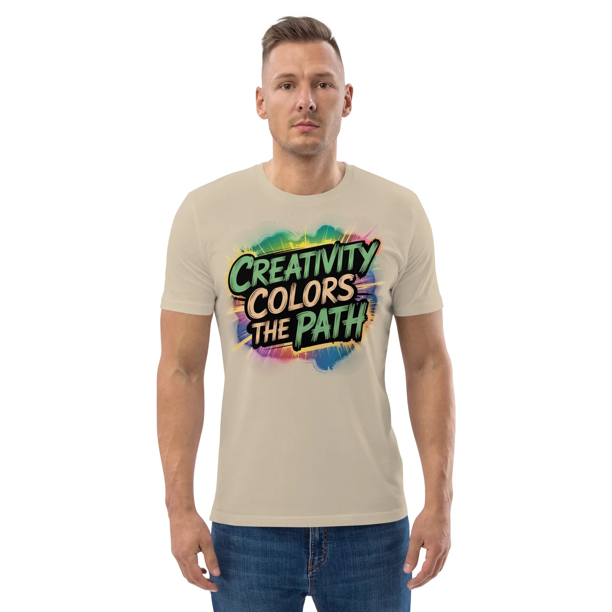 Color Splash Adventure T-Shirt – “Creativity Colors the Path” Comic Style - RaZits