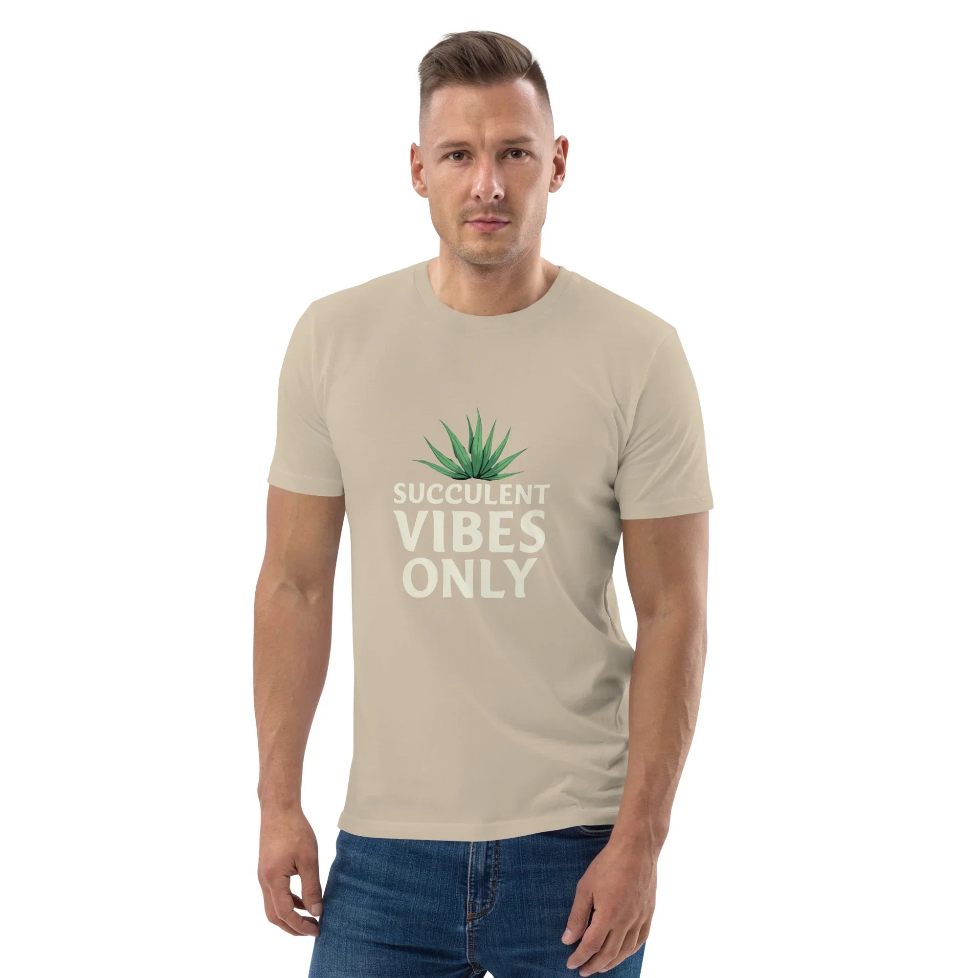 Succulent T-Shirt – Succulent Vibes Only Minimal Plant Tee - RaZits