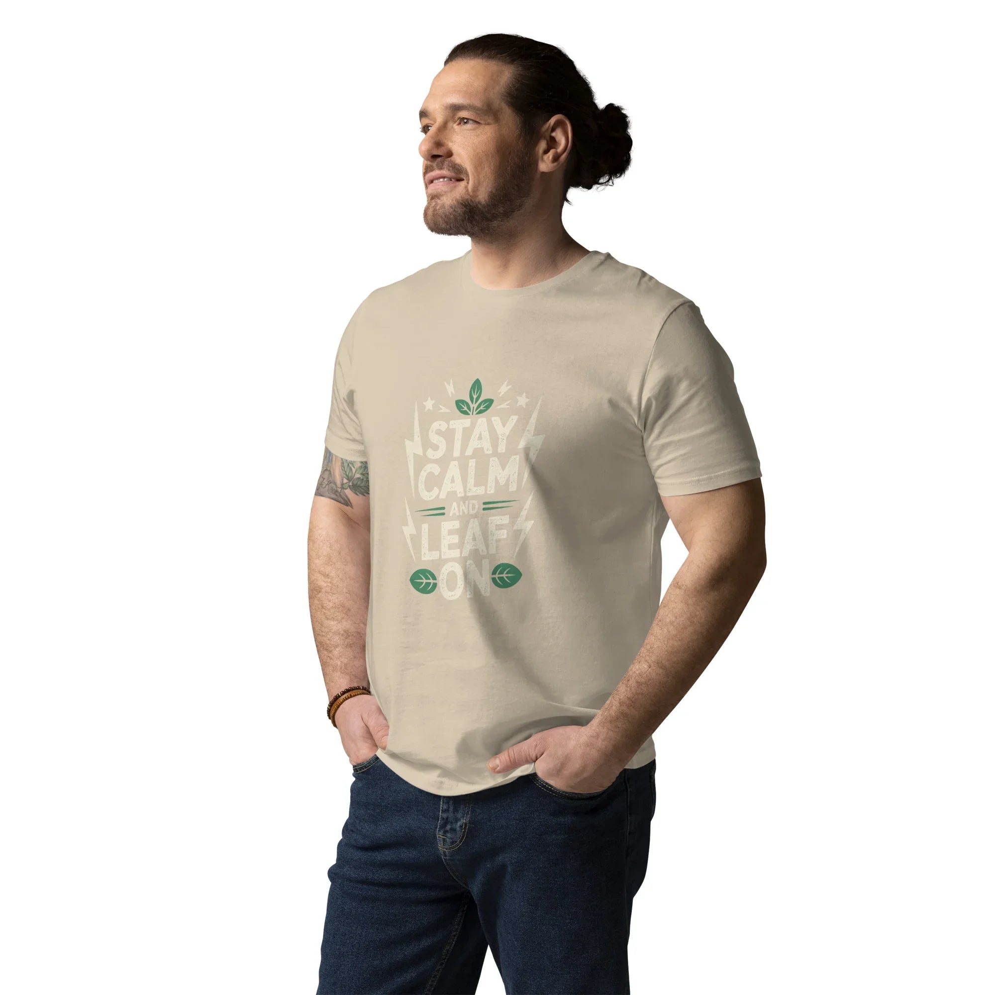 Leaf Pun T-Shirt – Stay Calm and Leaf On - RaZits