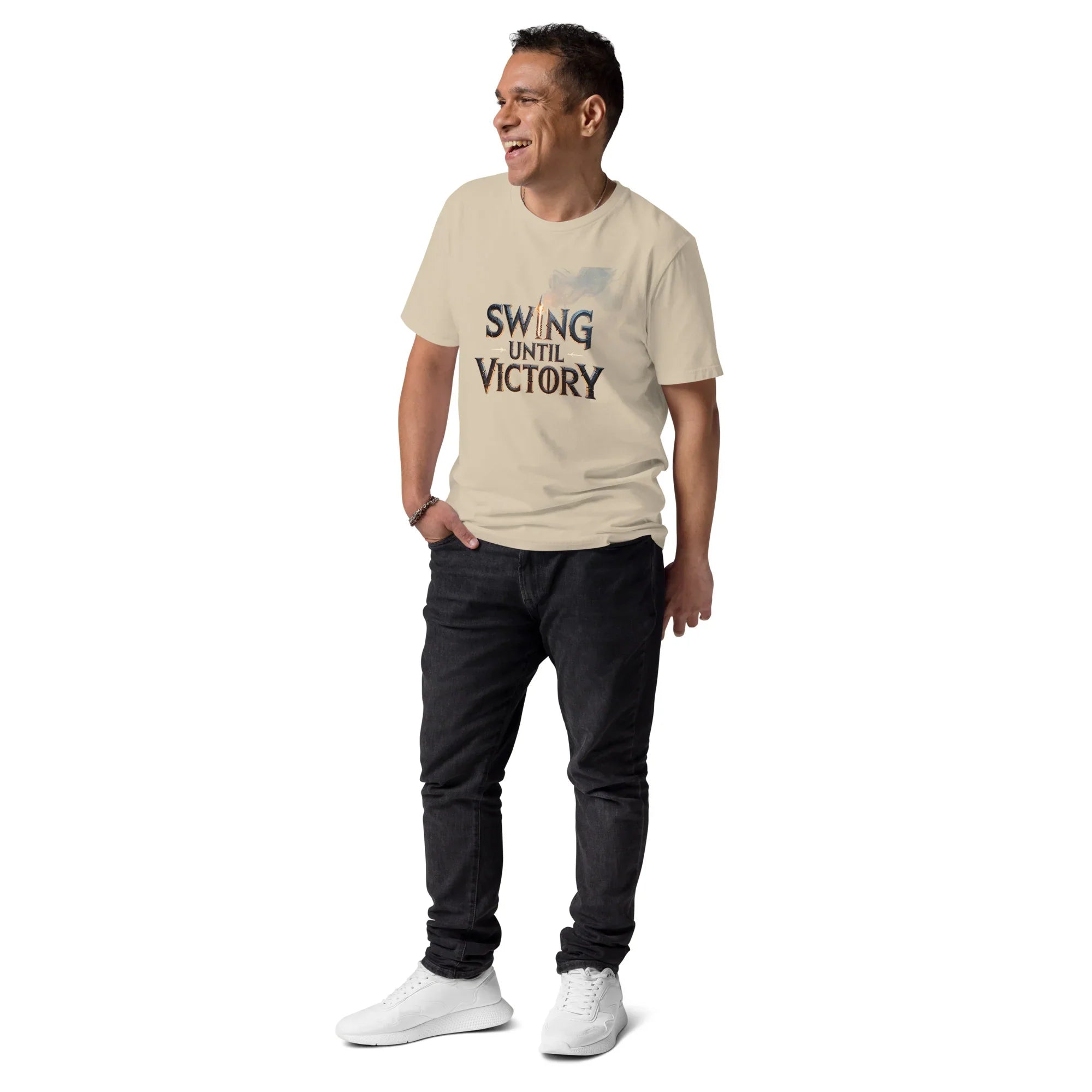 Swing Until Victory Warrior Shirt – Hack-and-Slash Combat Tee - RaZits