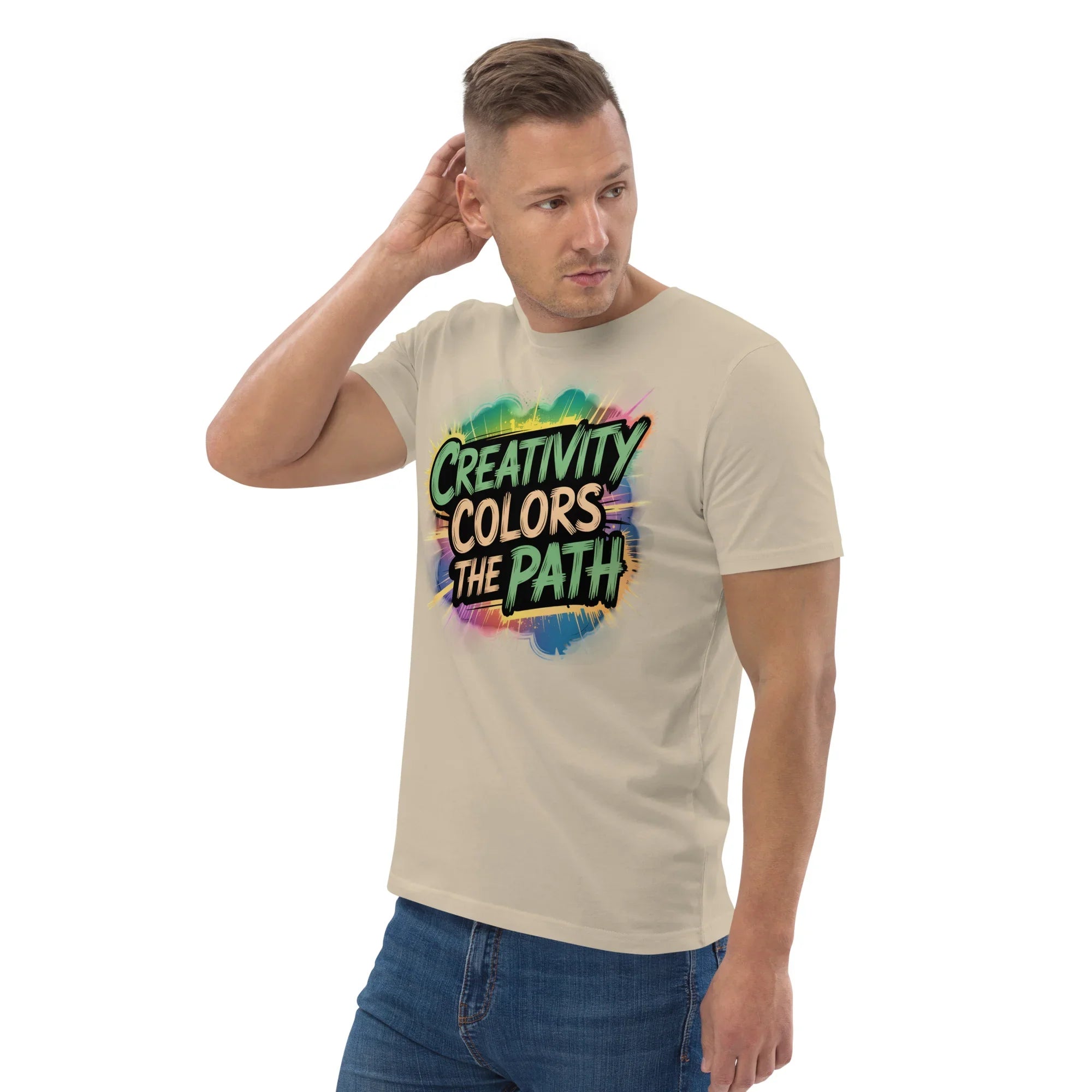 Color Splash Adventure T-Shirt – “Creativity Colors the Path” Comic Style - RaZits