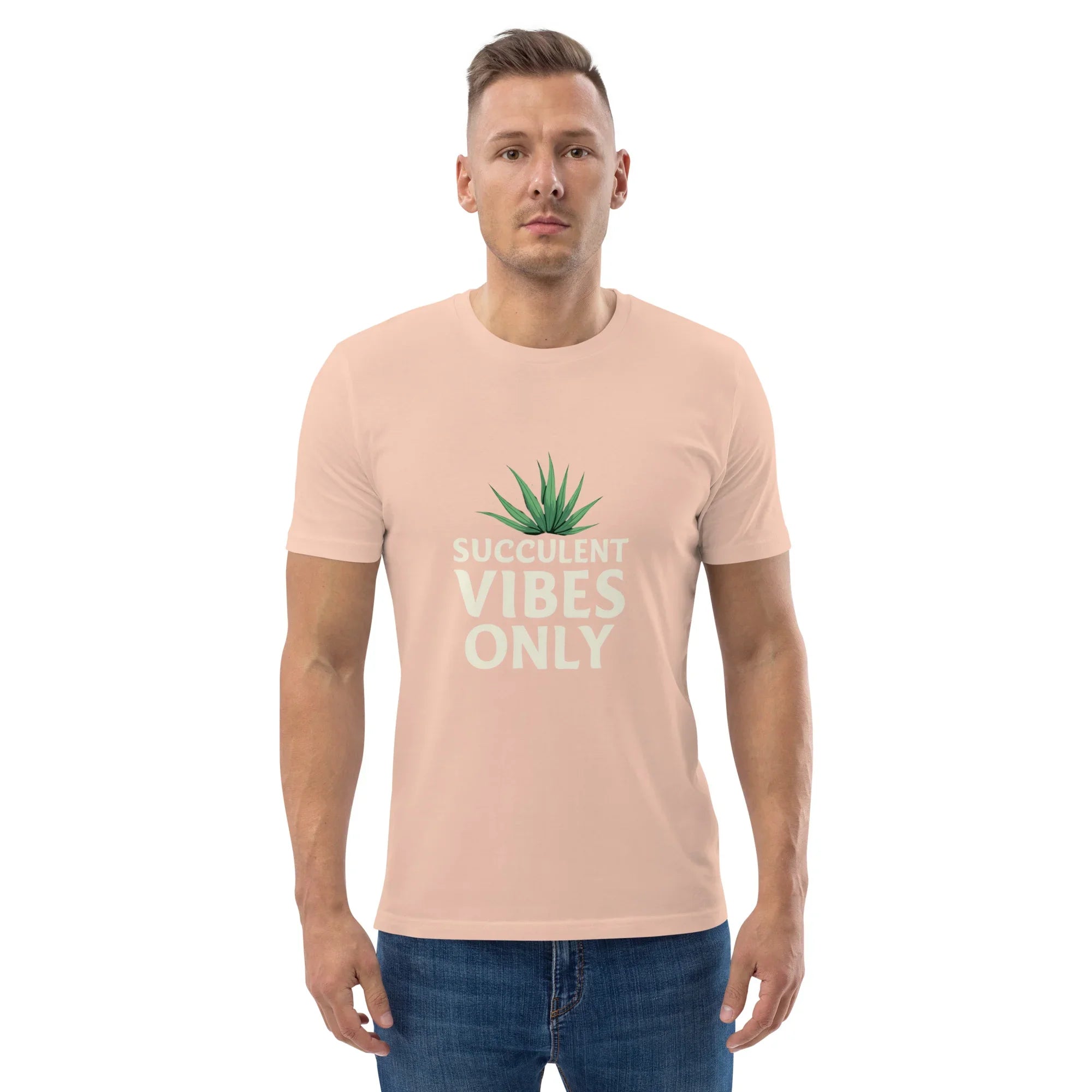 Succulent T-Shirt – Succulent Vibes Only Minimal Plant Tee - RaZits