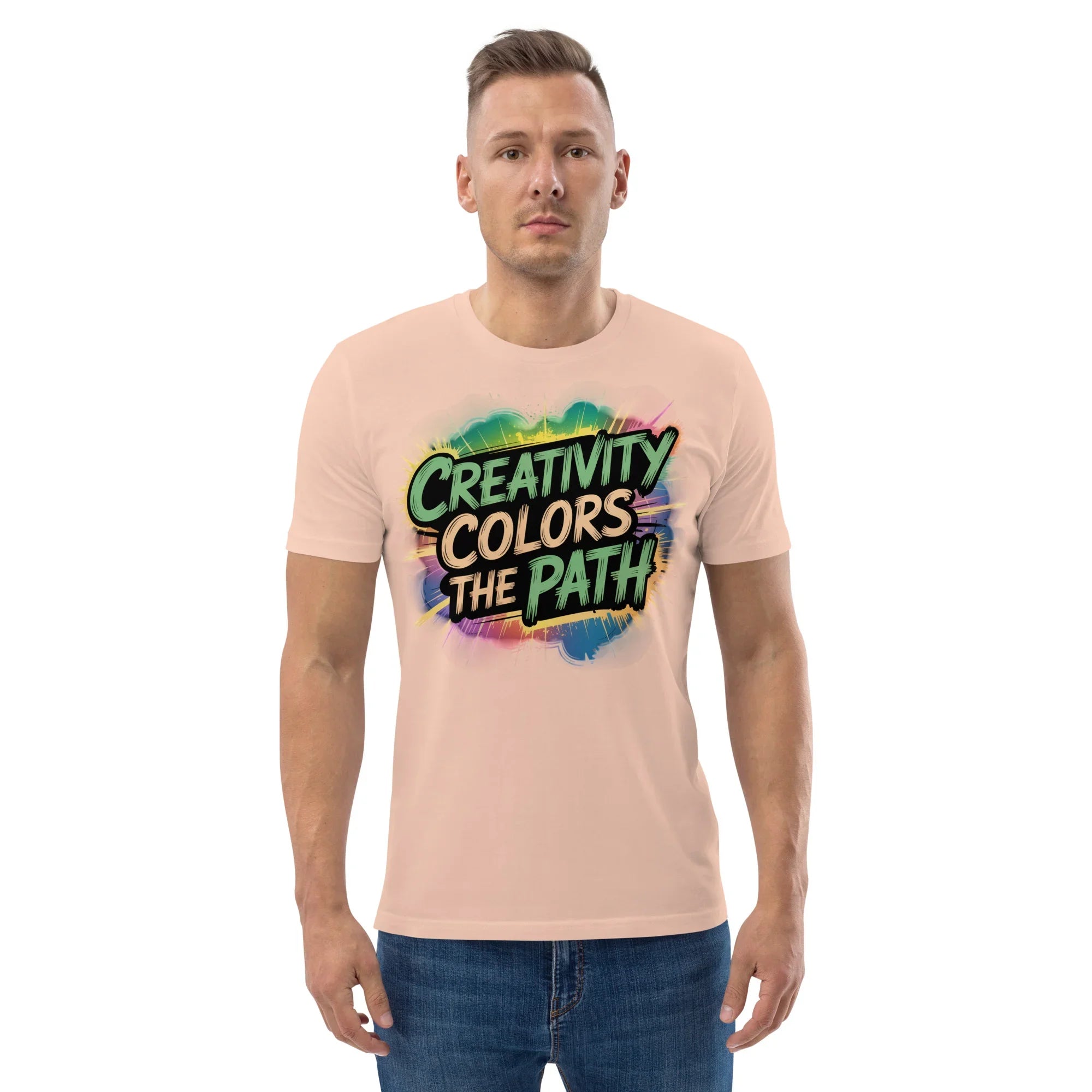 Color Splash Adventure T-Shirt – “Creativity Colors the Path” Comic Style - RaZits